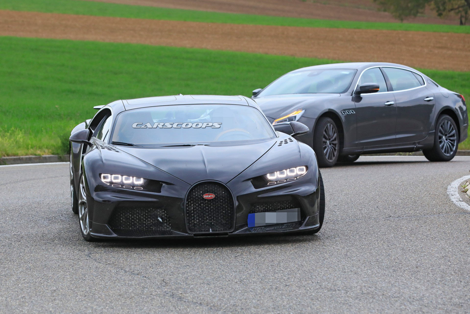 Mysterious Bugatti Chiron Prototype Is Part Super Sport, Part Something Else Entirely