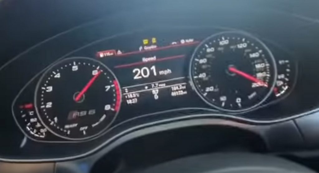  UK Police Hunting For Audi RS6 Driver Who Filmed Himself Hitting 201 MPH On Public Road