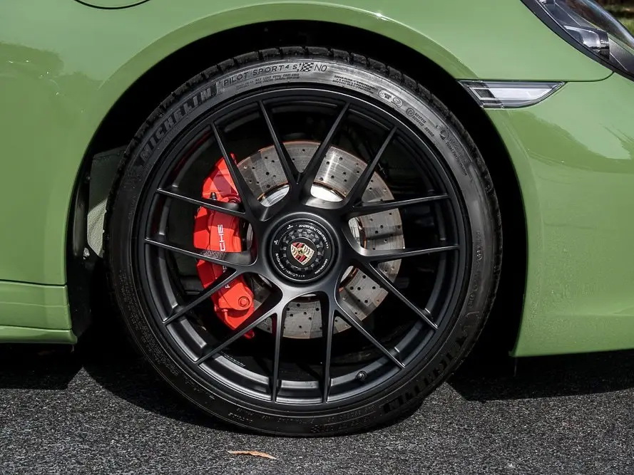 Olive Green Porsche 911 GTS Cabriolet Looks Like It Belongs In A Martini