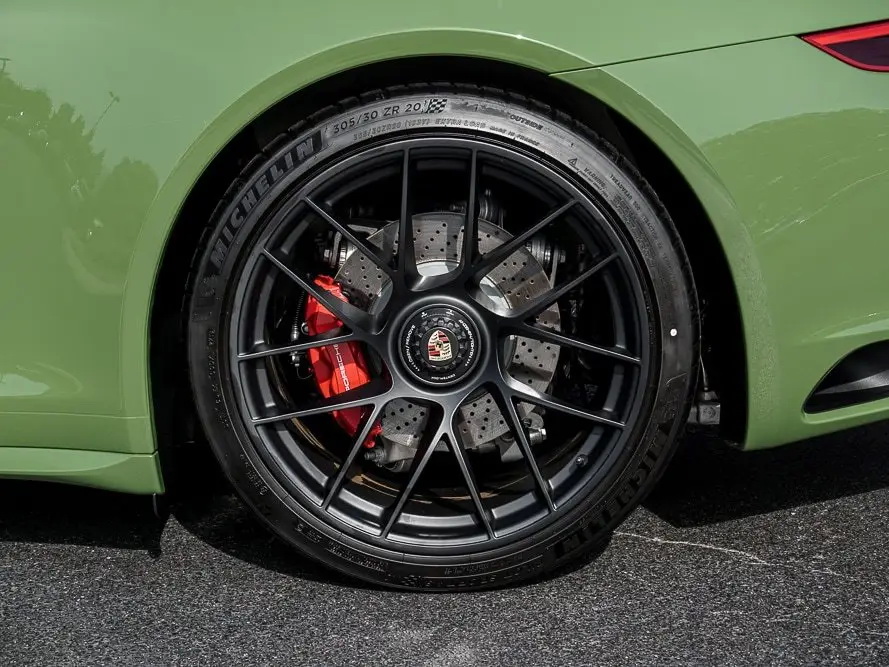 Olive Green Porsche 911 GTS Cabriolet Looks Like It Belongs In A Martini