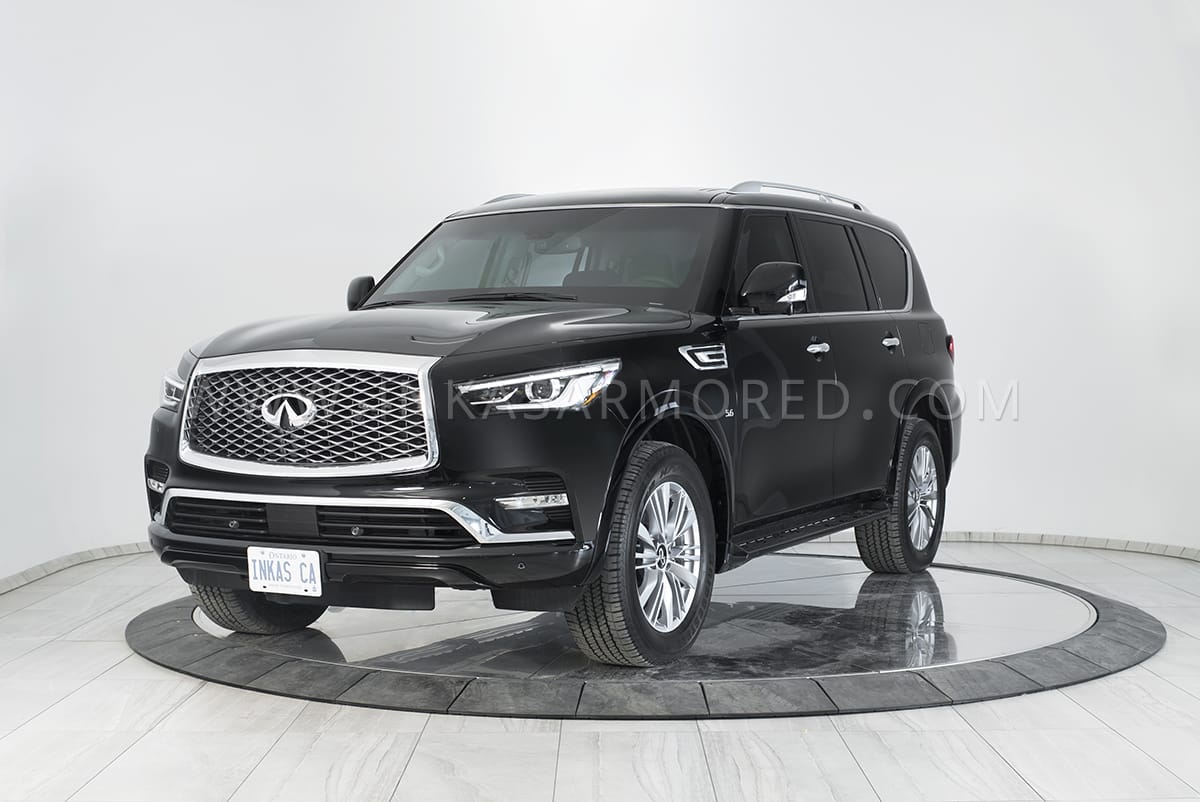 Armored 2020 Infiniti QX80 Gears Up To Withstand Assault Rifles And Grenades