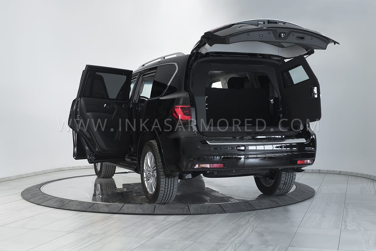 Armored 2020 Infiniti QX80 Gears Up To Withstand Assault Rifles And Grenades