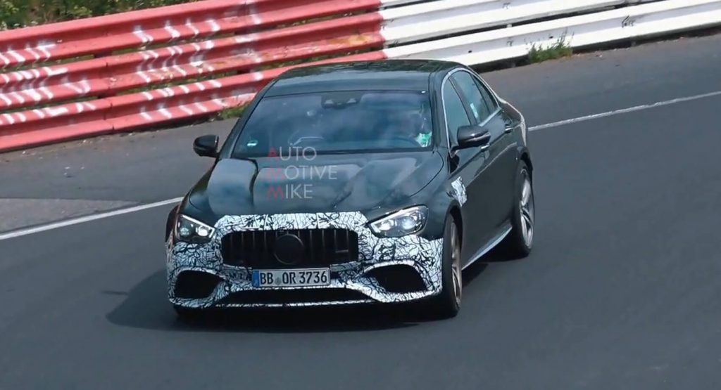  2021 Mercedes-AMG E63 Looks Calm During Track Testing, Until You Hear The Burbling V8