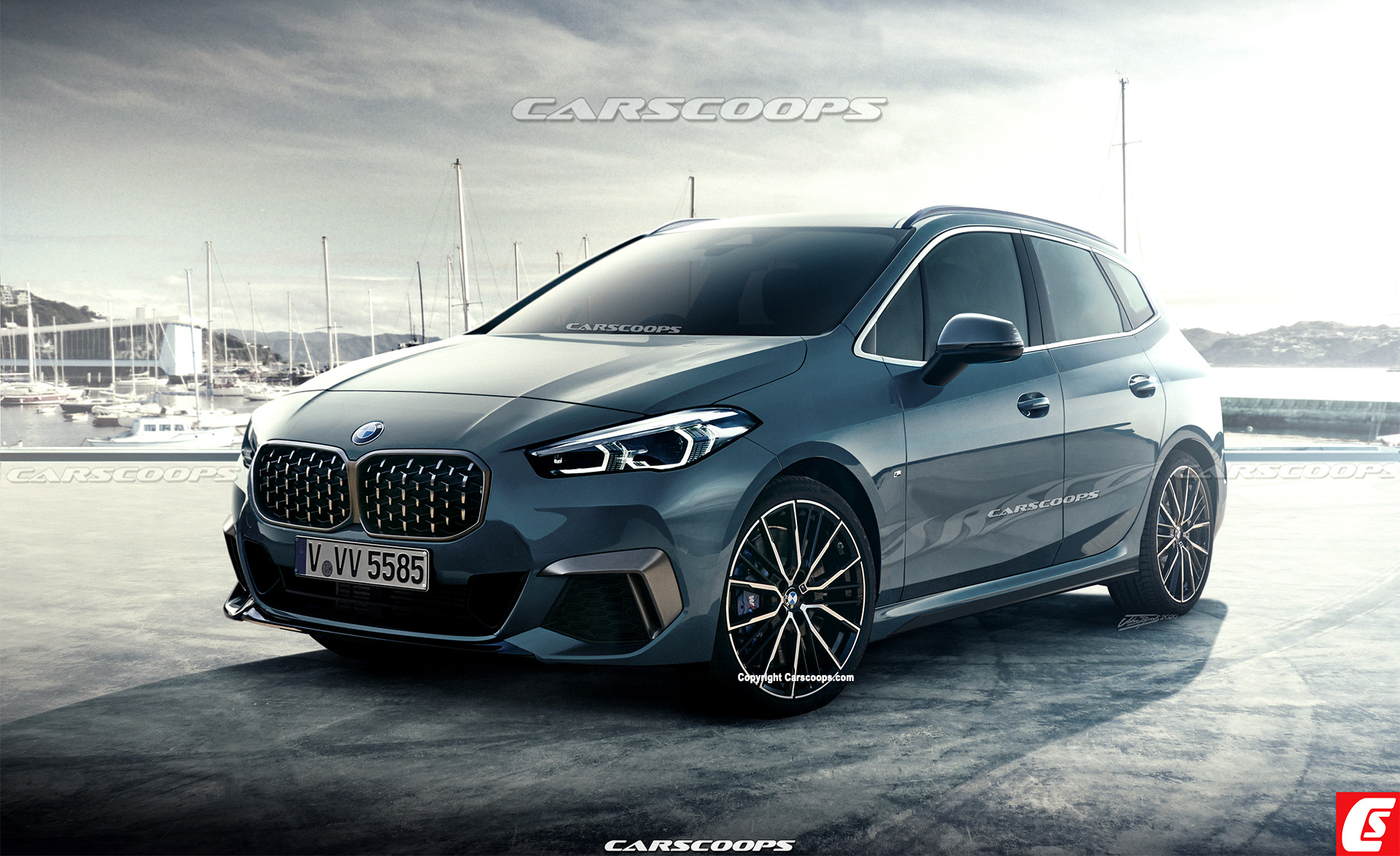 The new BMW 2 Series Active Tourer.