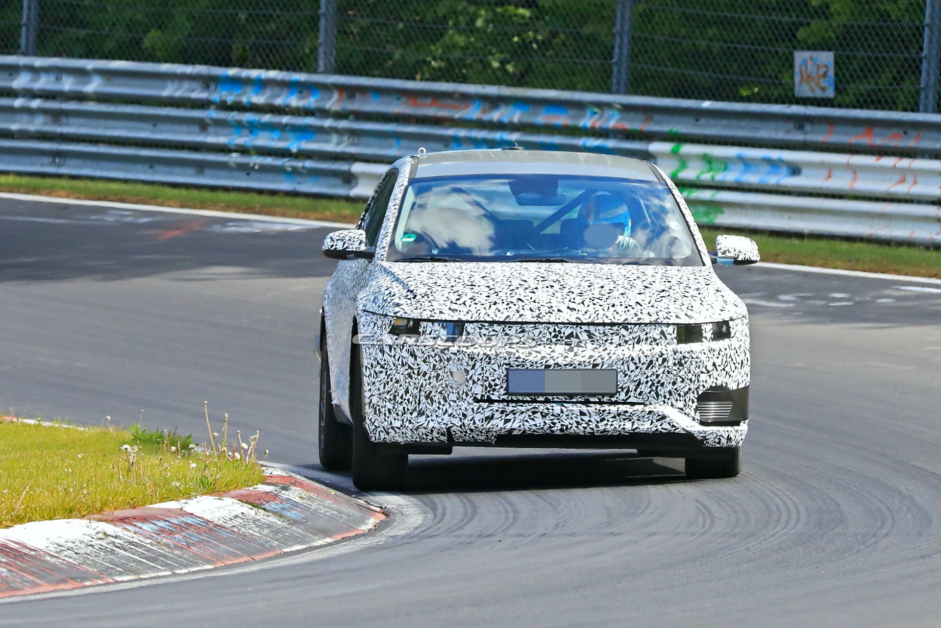 New Spy Photos Of The 2021 Hyundai 45 Retro Electric Compact Crossover