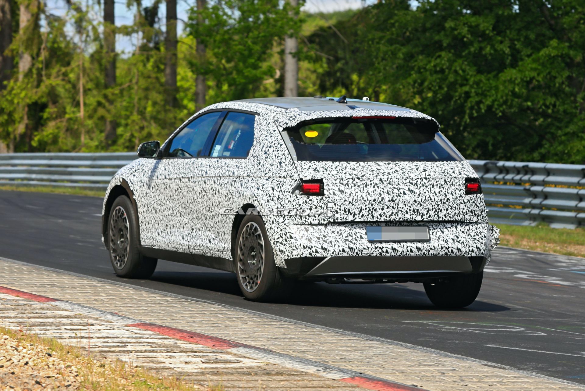 New Spy Photos Of The 2021 Hyundai 45 Retro Electric Compact Crossover