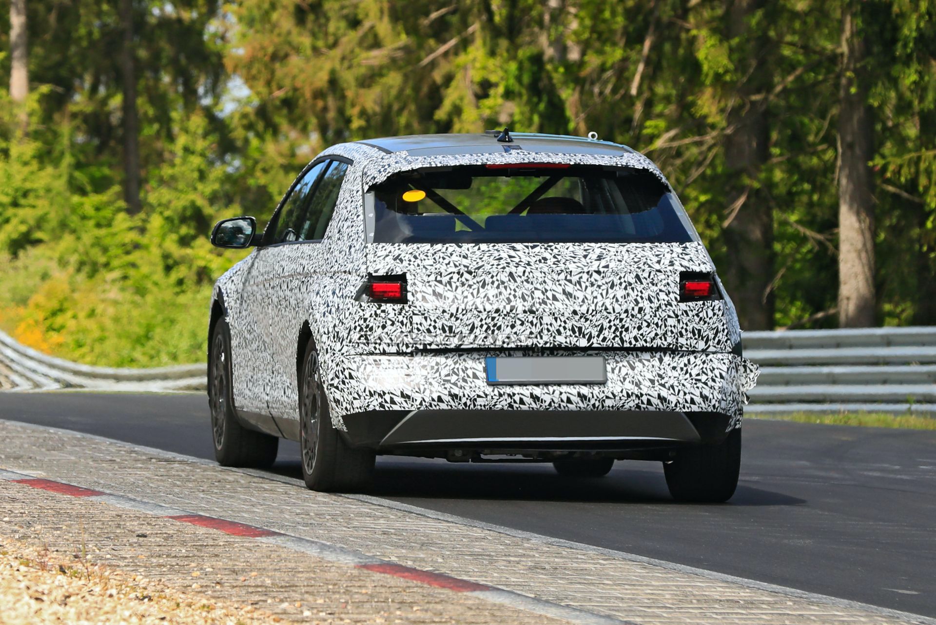 New Spy Photos Of The 2021 Hyundai 45 Retro Electric Compact Crossover