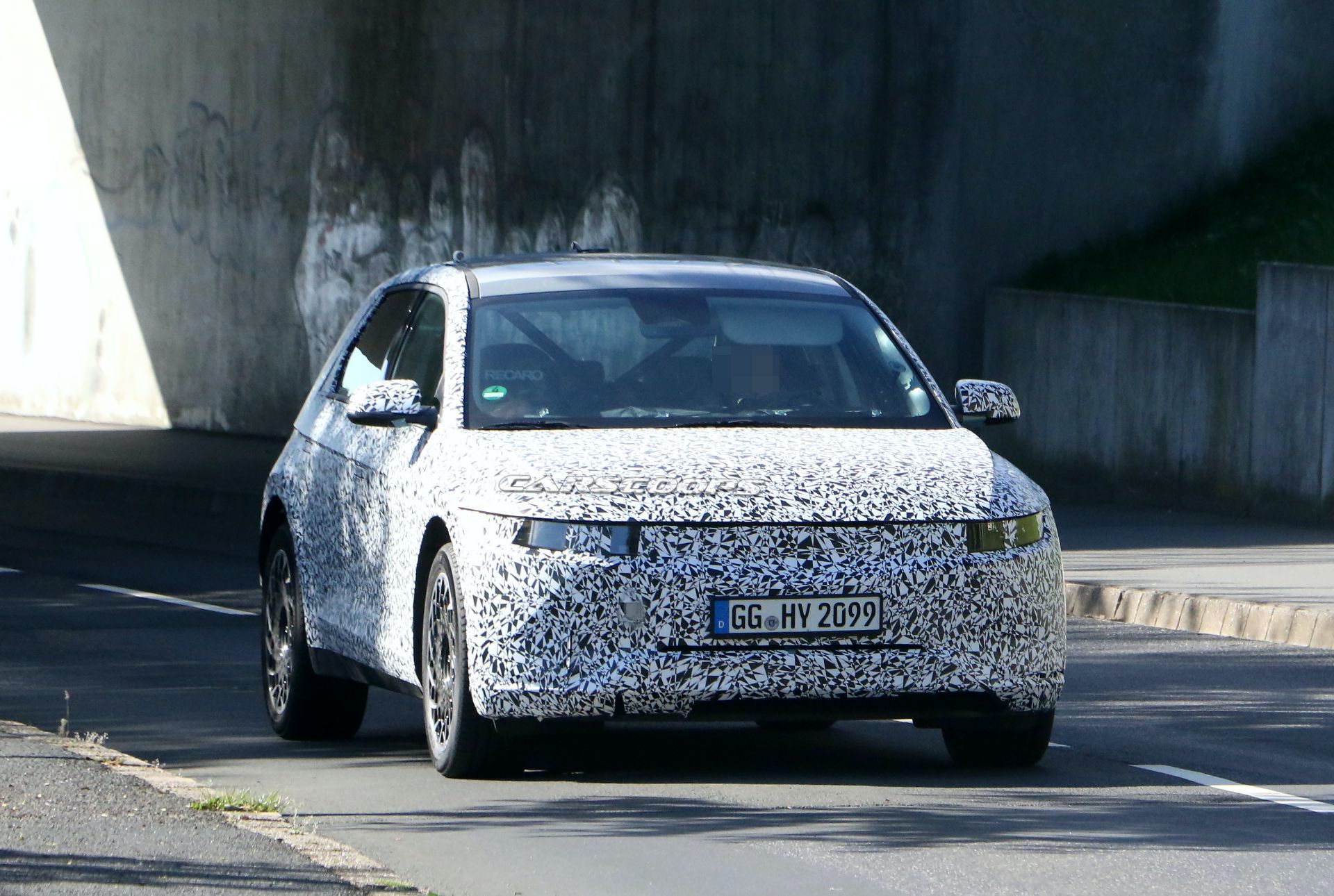 New Spy Photos Of The 2021 Hyundai 45 Retro Electric Compact Crossover