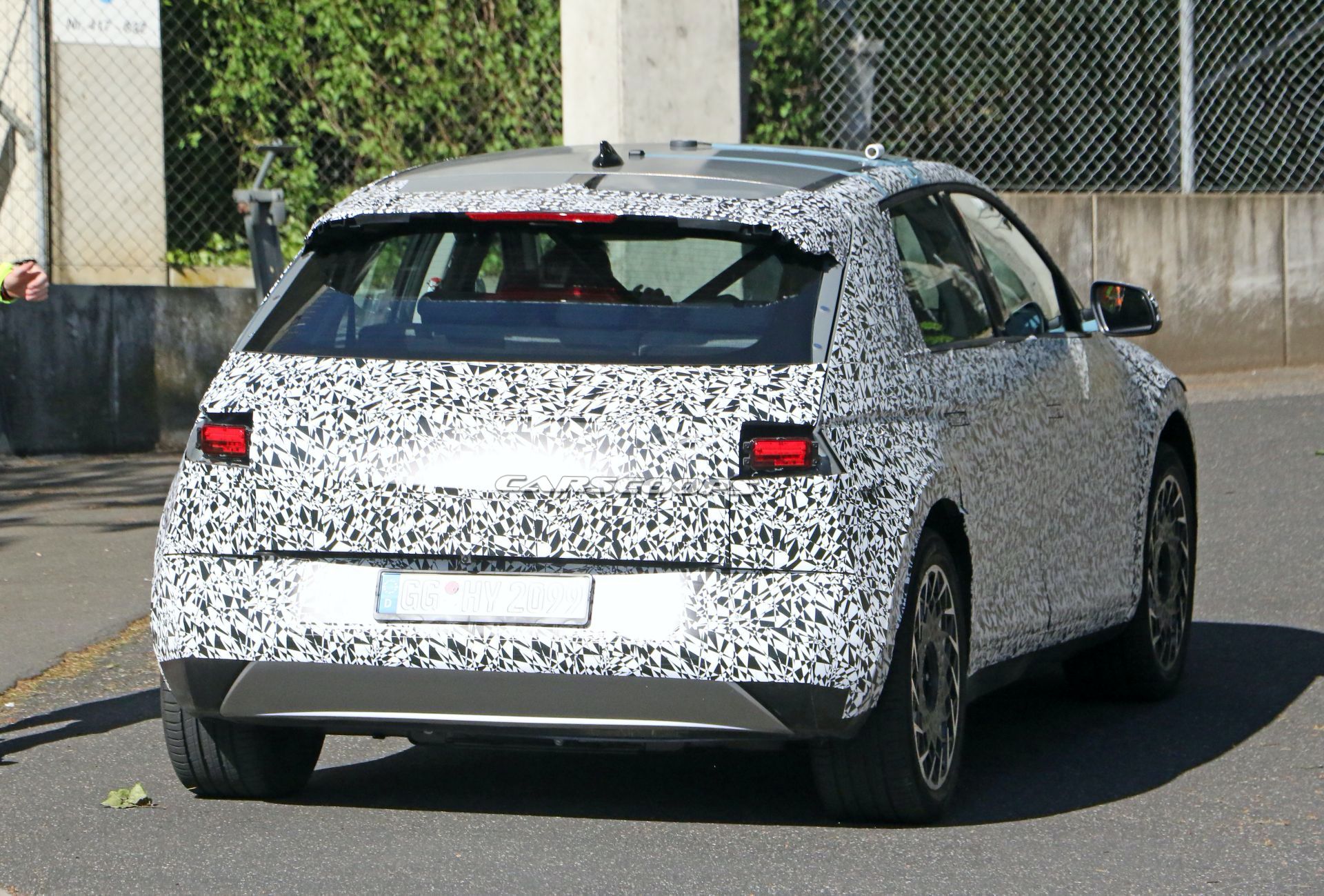New Spy Photos Of The 2021 Hyundai 45 Retro Electric Compact Crossover
