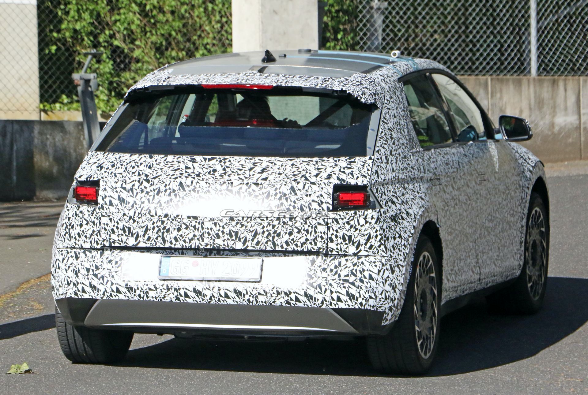 New Spy Photos Of The 2021 Hyundai 45 Retro Electric Compact Crossover