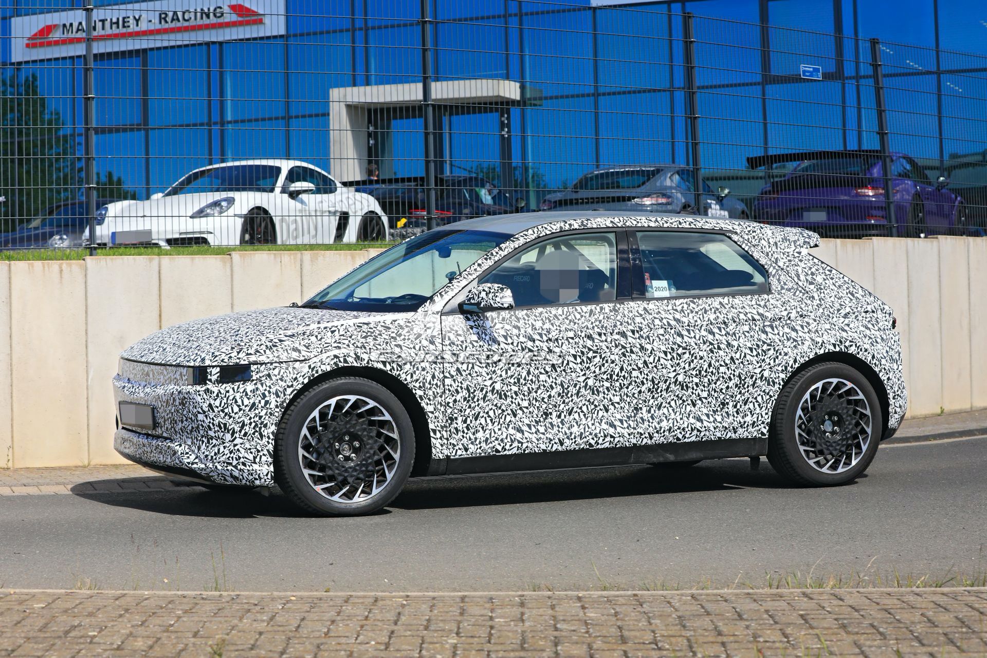 New Spy Photos Of The 2021 Hyundai 45 Retro Electric Compact Crossover