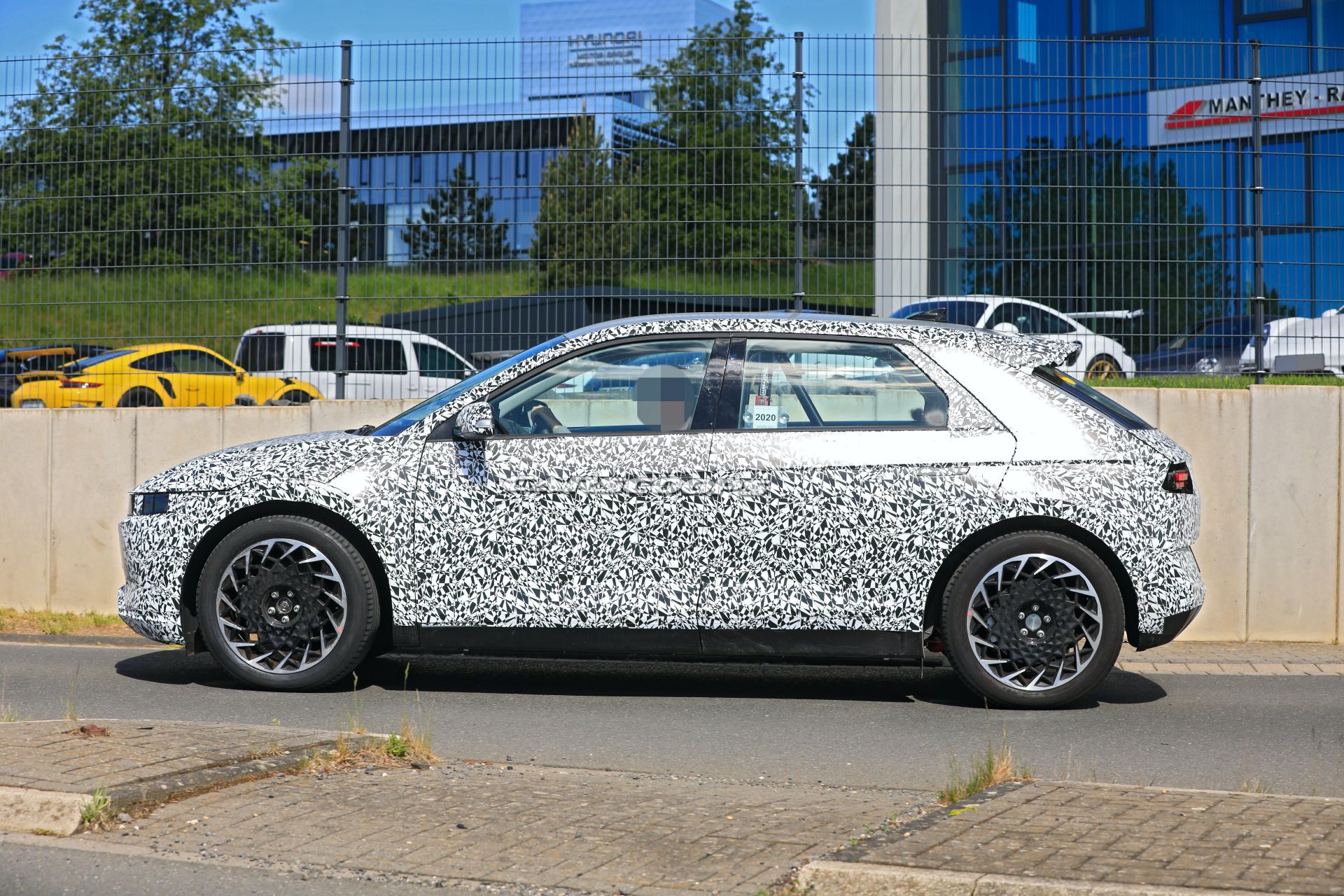 New Spy Photos Of The 2021 Hyundai 45 Retro Electric Compact Crossover