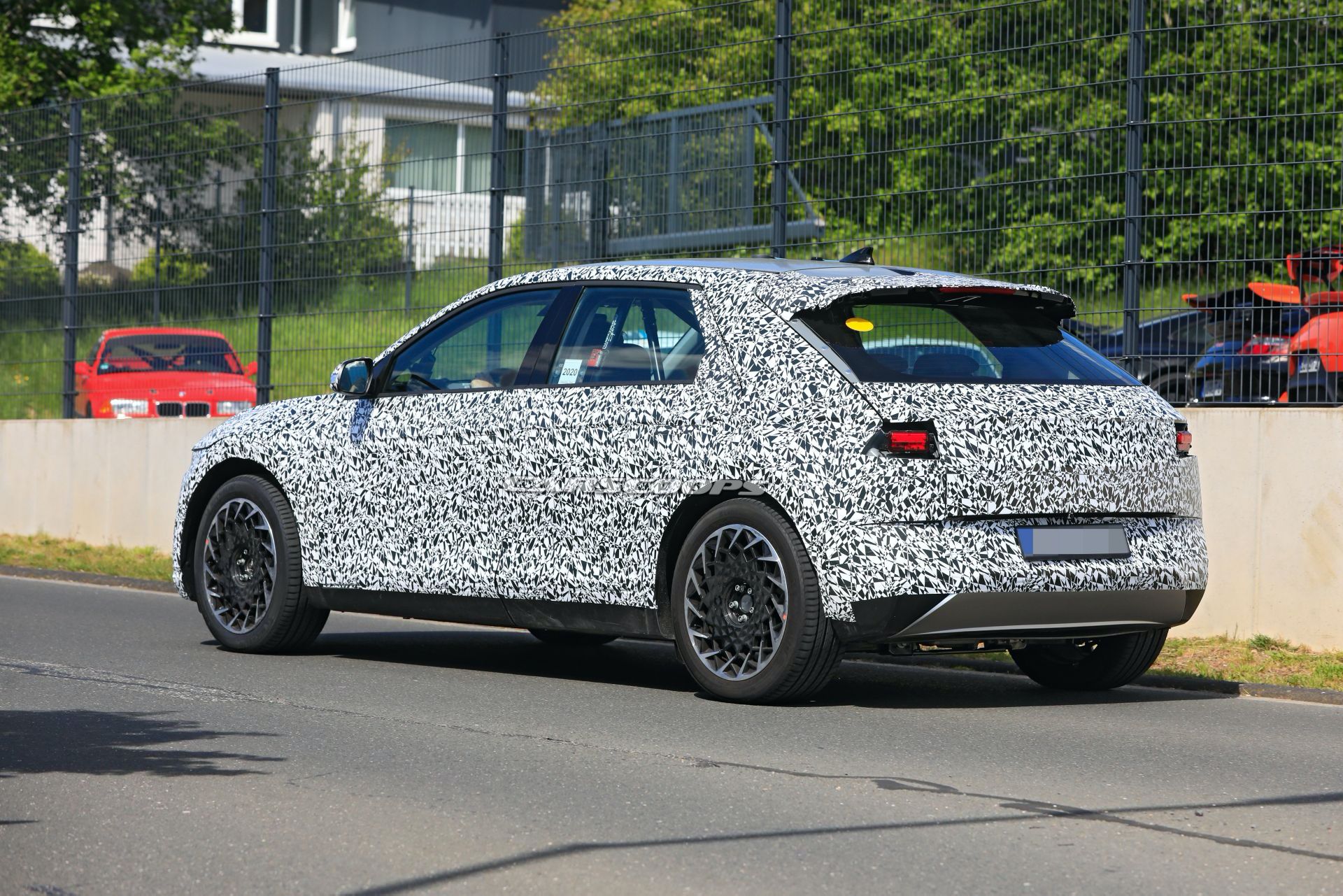 New Spy Photos Of The 2021 Hyundai 45 Retro Electric Compact Crossover