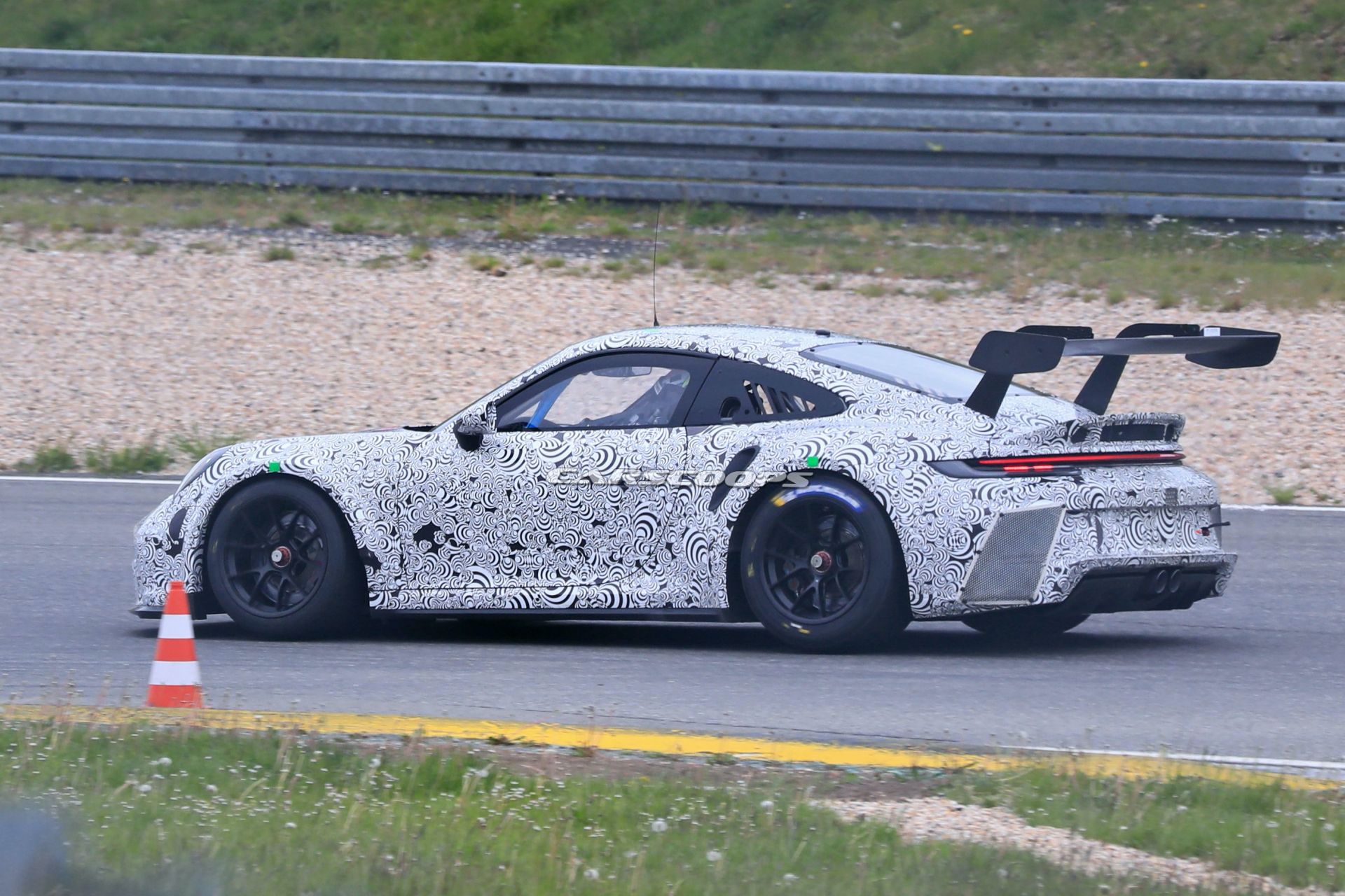 992-Based 2021 Porsche 911 GT3 R Racer Makes Spy Debut At The Nürburgring