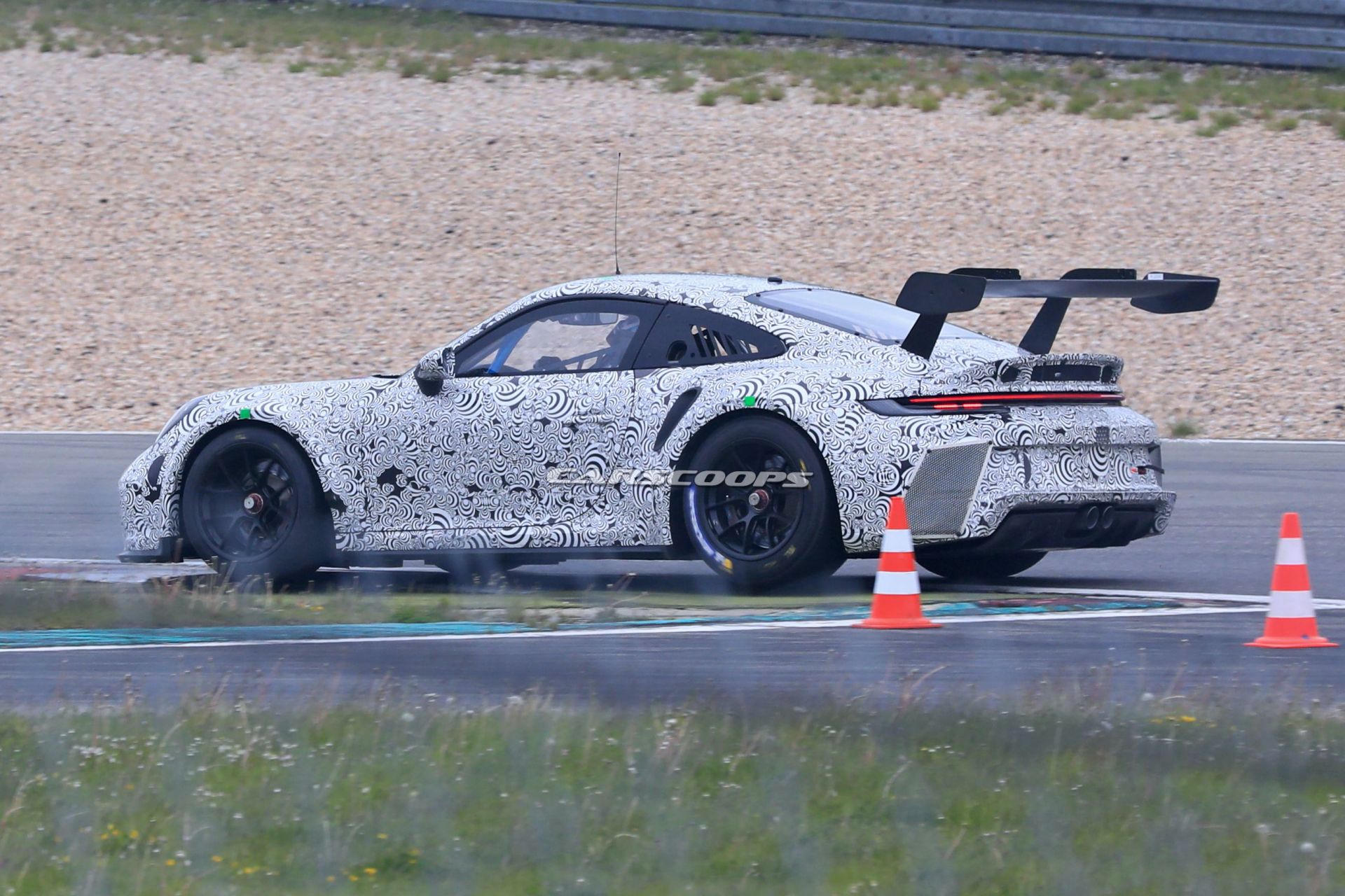 992-Based 2021 Porsche 911 GT3 R Racer Makes Spy Debut At The Nürburgring