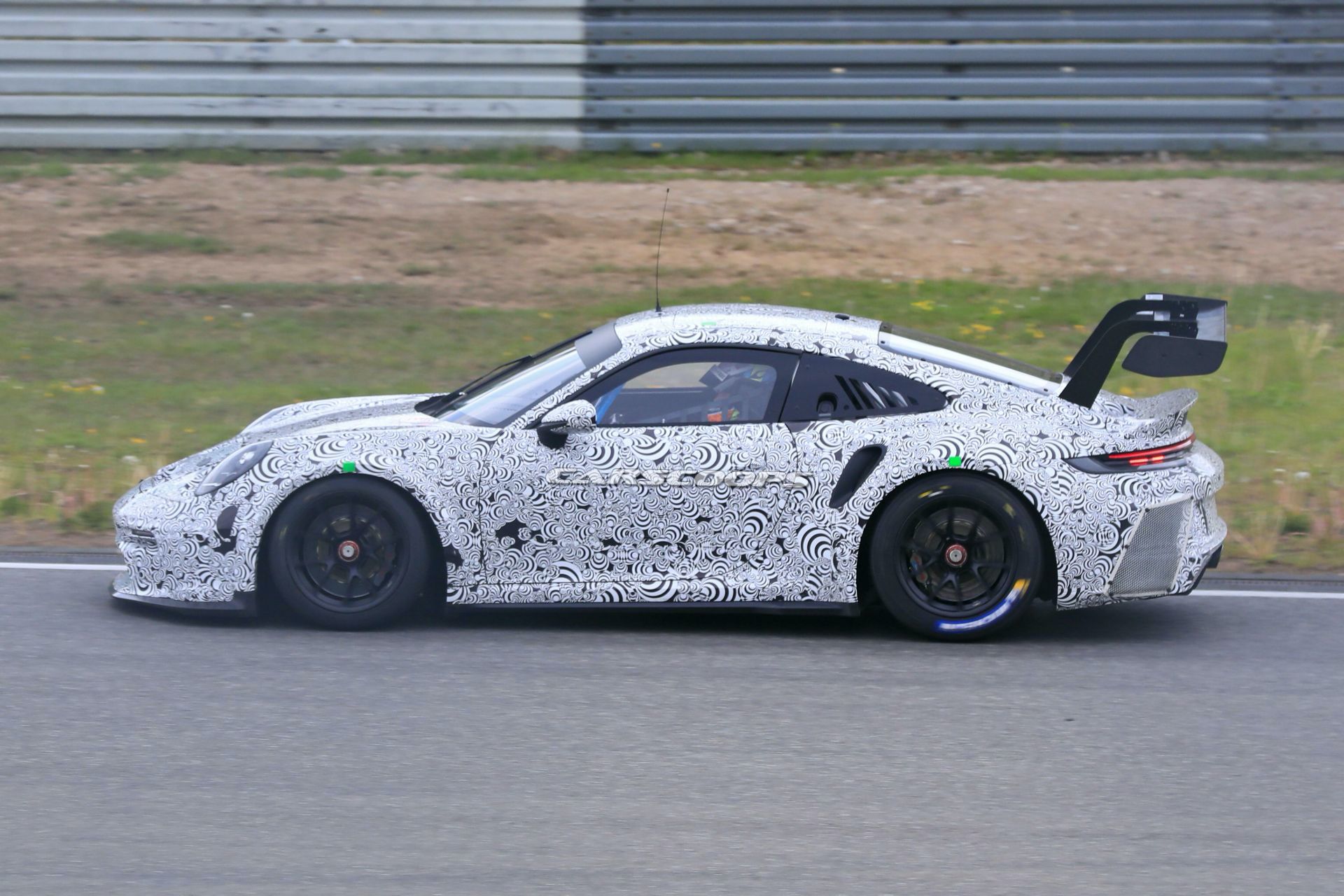 992-Based 2021 Porsche 911 GT3 R Racer Makes Spy Debut At The Nürburgring
