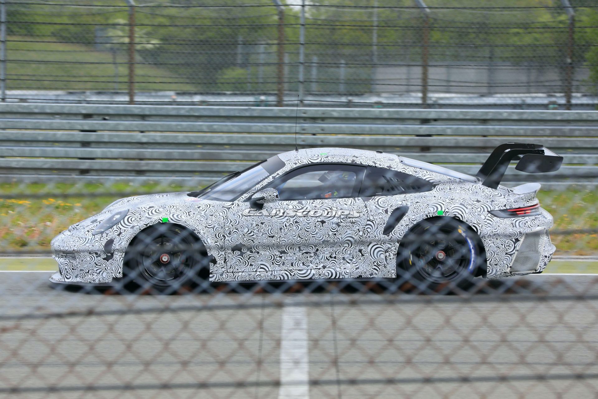 992-Based 2021 Porsche 911 GT3 R Racer Makes Spy Debut At The Nürburgring
