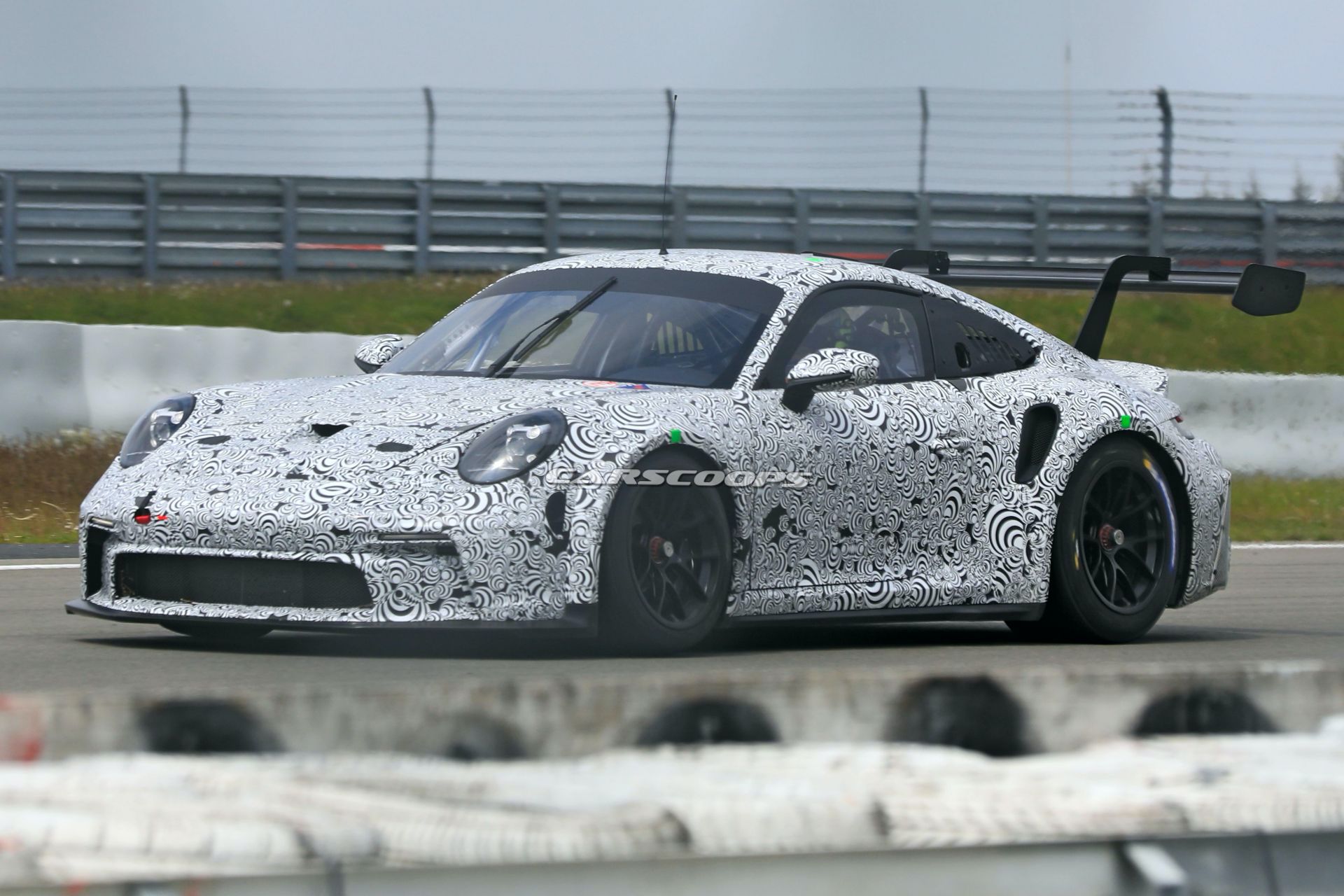 992-Based 2021 Porsche 911 GT3 R Racer Makes Spy Debut At The Nürburgring