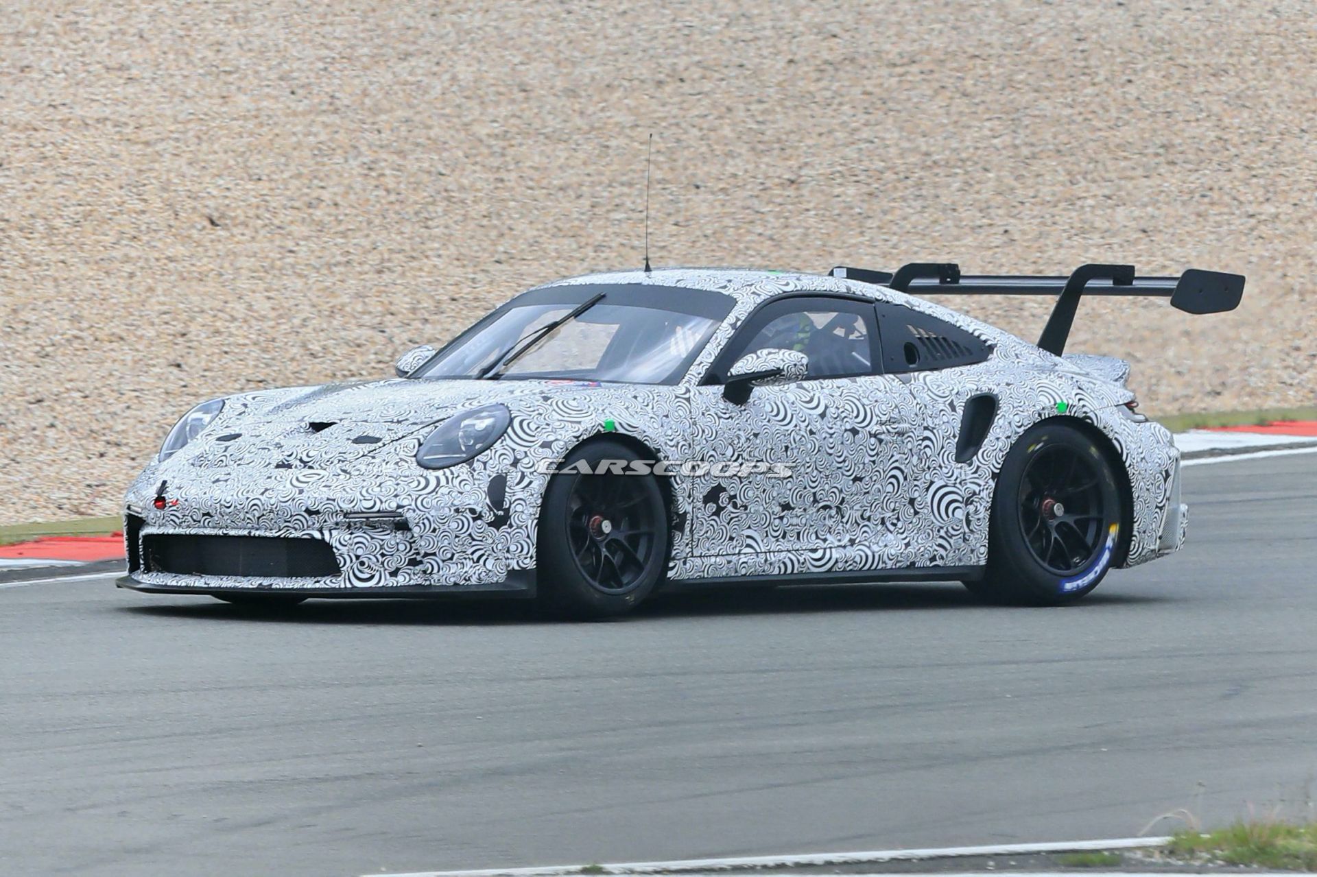 992-Based 2021 Porsche 911 GT3 R Racer Makes Spy Debut At The Nürburgring