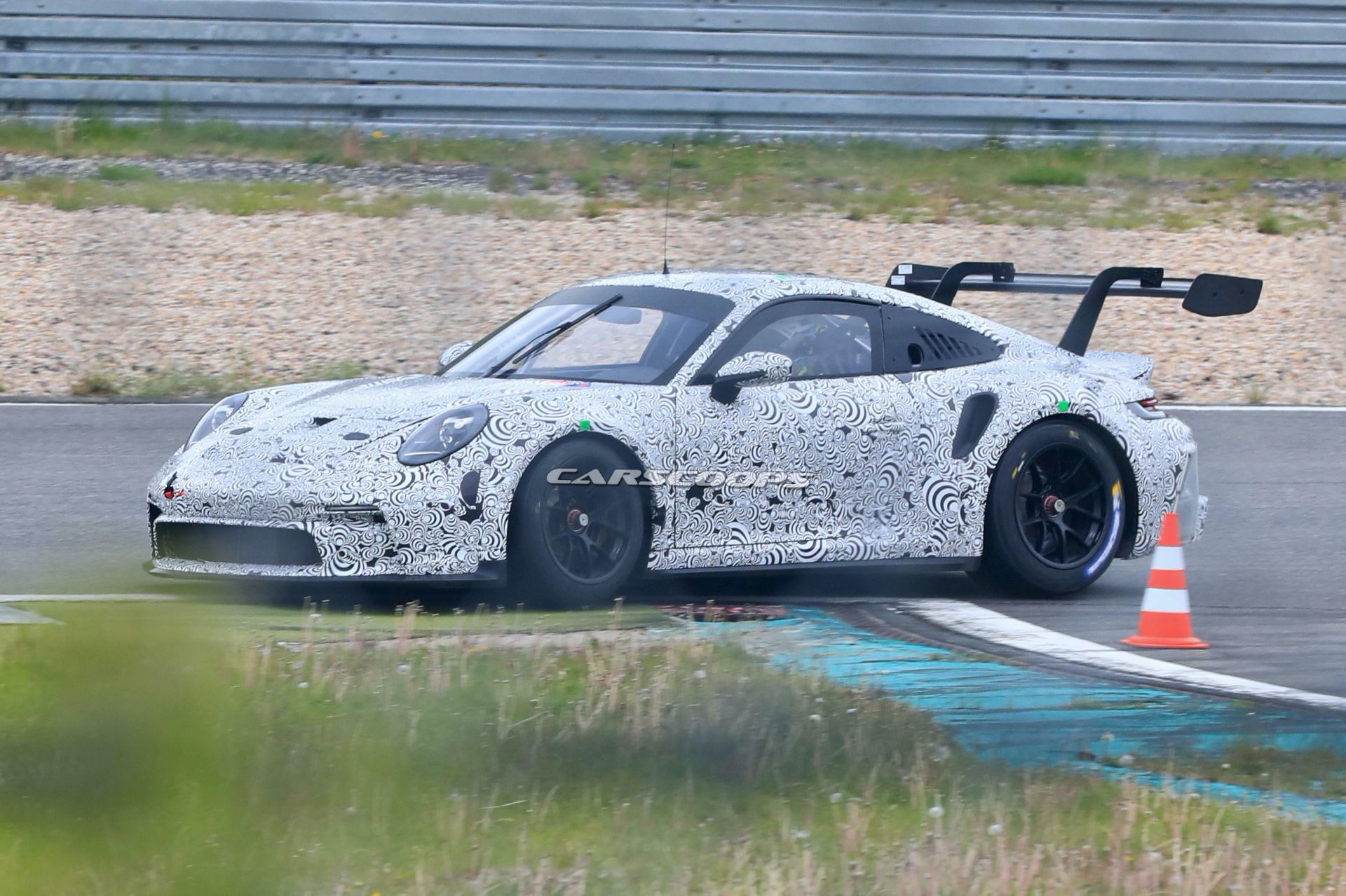 992-Based 2021 Porsche 911 GT3 R Racer Makes Spy Debut At The Nürburgring