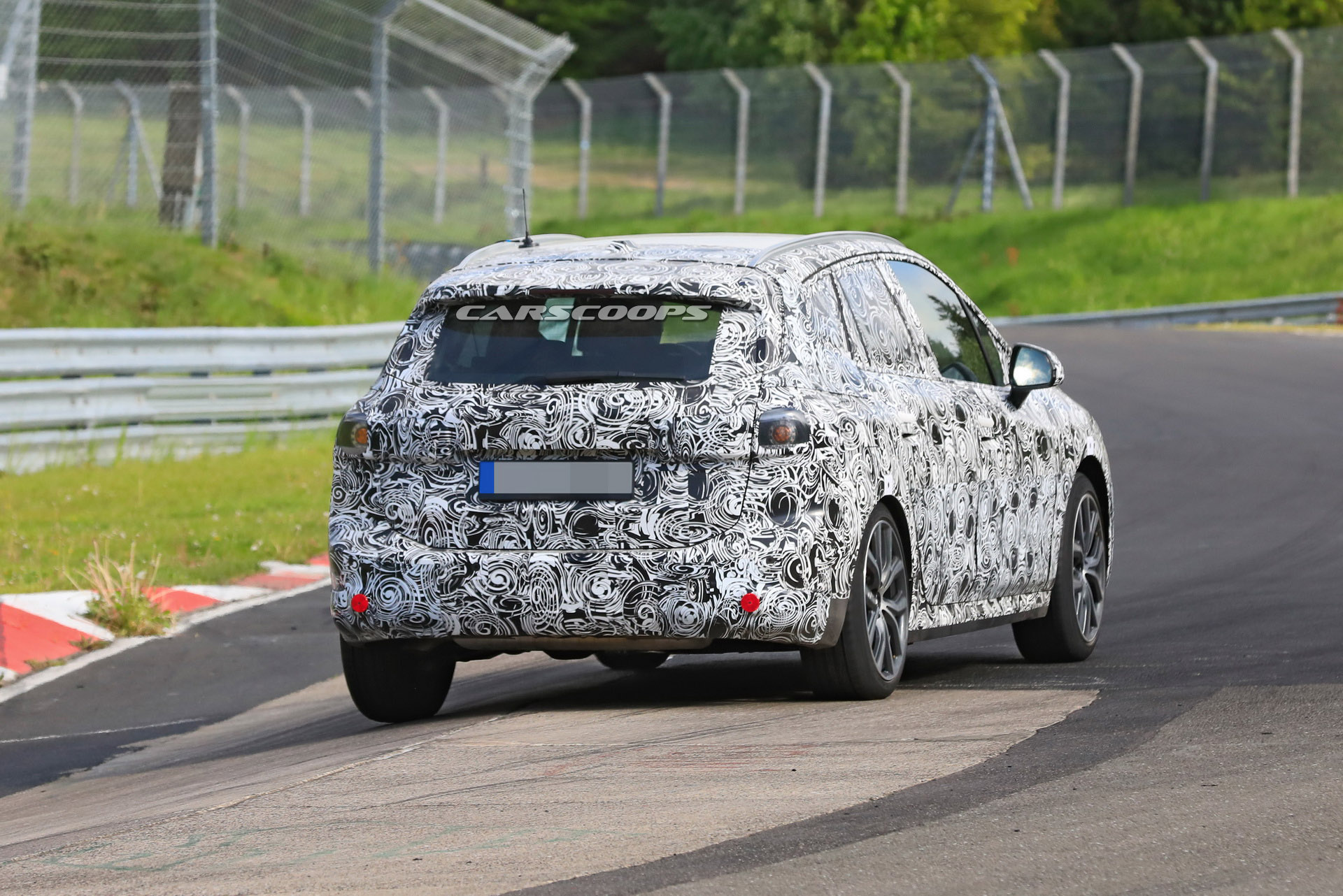 BMW Is Honing The New 2-Series Active Tourer Minivan On The ‘Ring