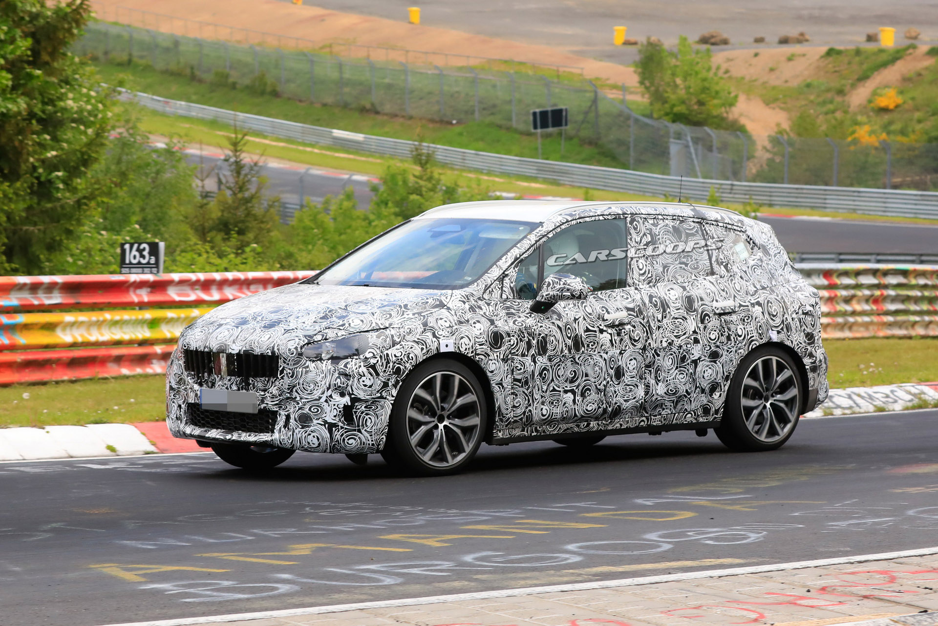 BMW Is Honing The New 2-Series Active Tourer Minivan On The ‘Ring