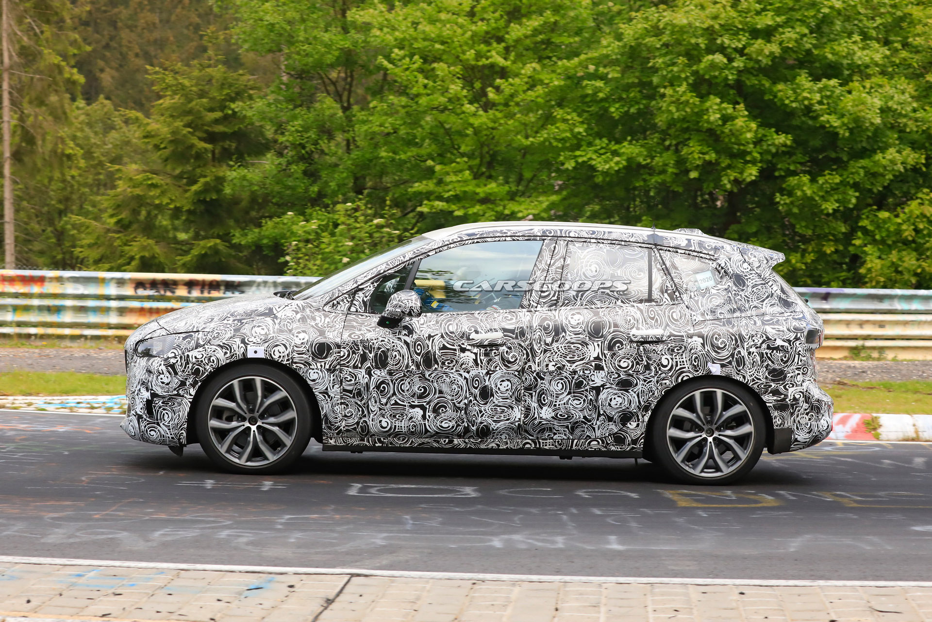 BMW Is Honing The New 2-Series Active Tourer Minivan On The ‘Ring