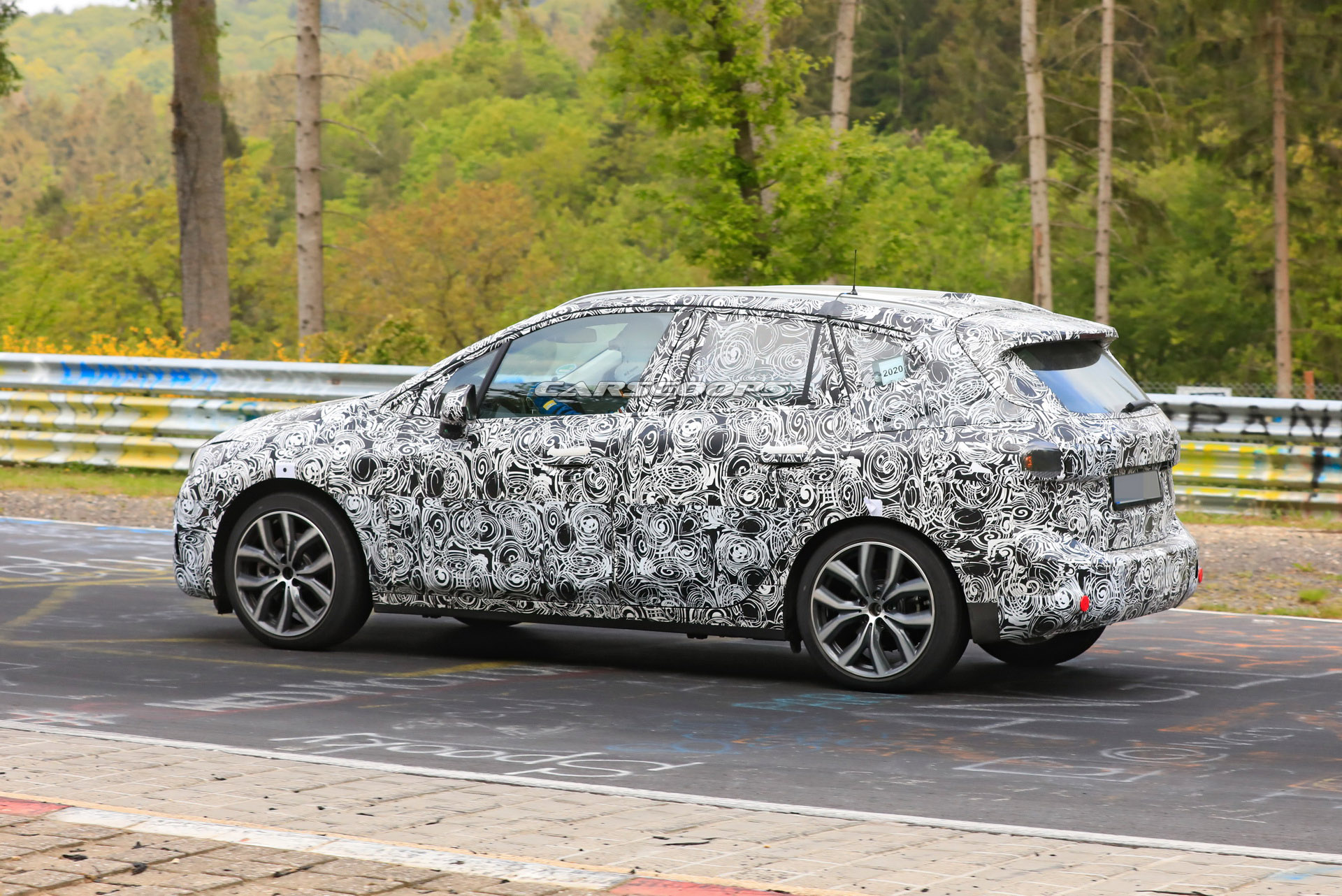 BMW Is Honing The New 2-Series Active Tourer Minivan On The ‘Ring