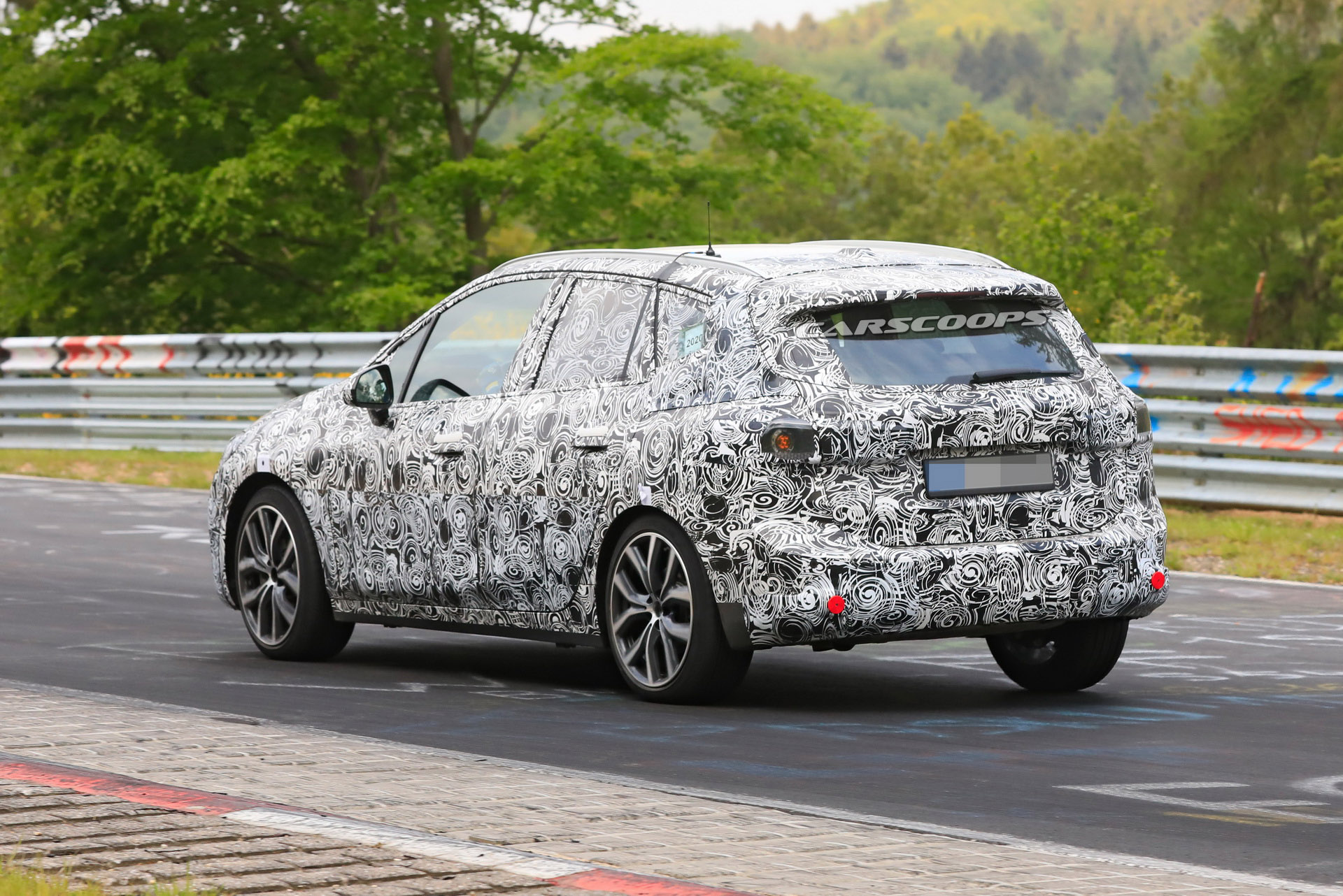 BMW Is Honing The New 2-Series Active Tourer Minivan On The ‘Ring