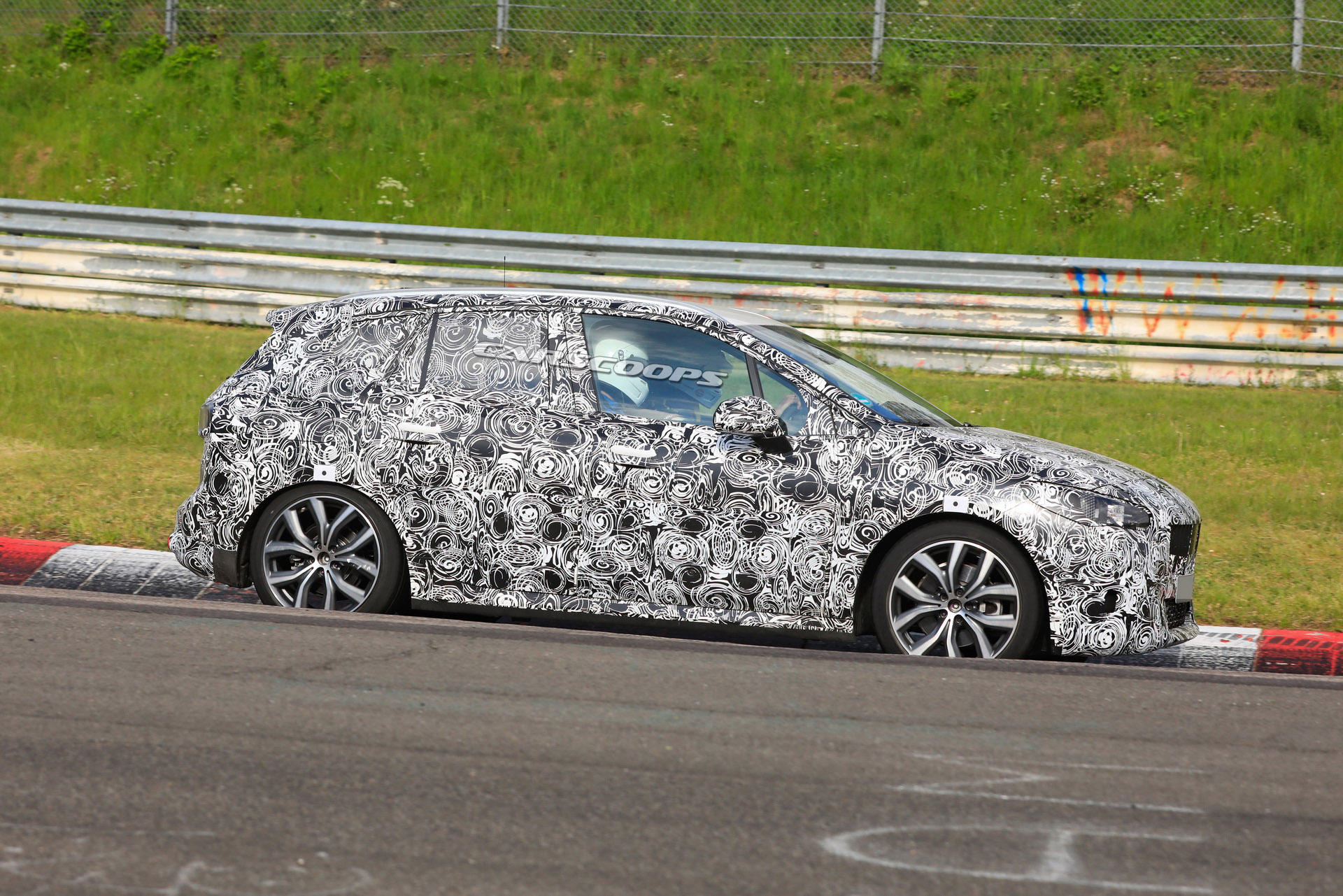 BMW Is Honing The New 2-Series Active Tourer Minivan On The ‘Ring