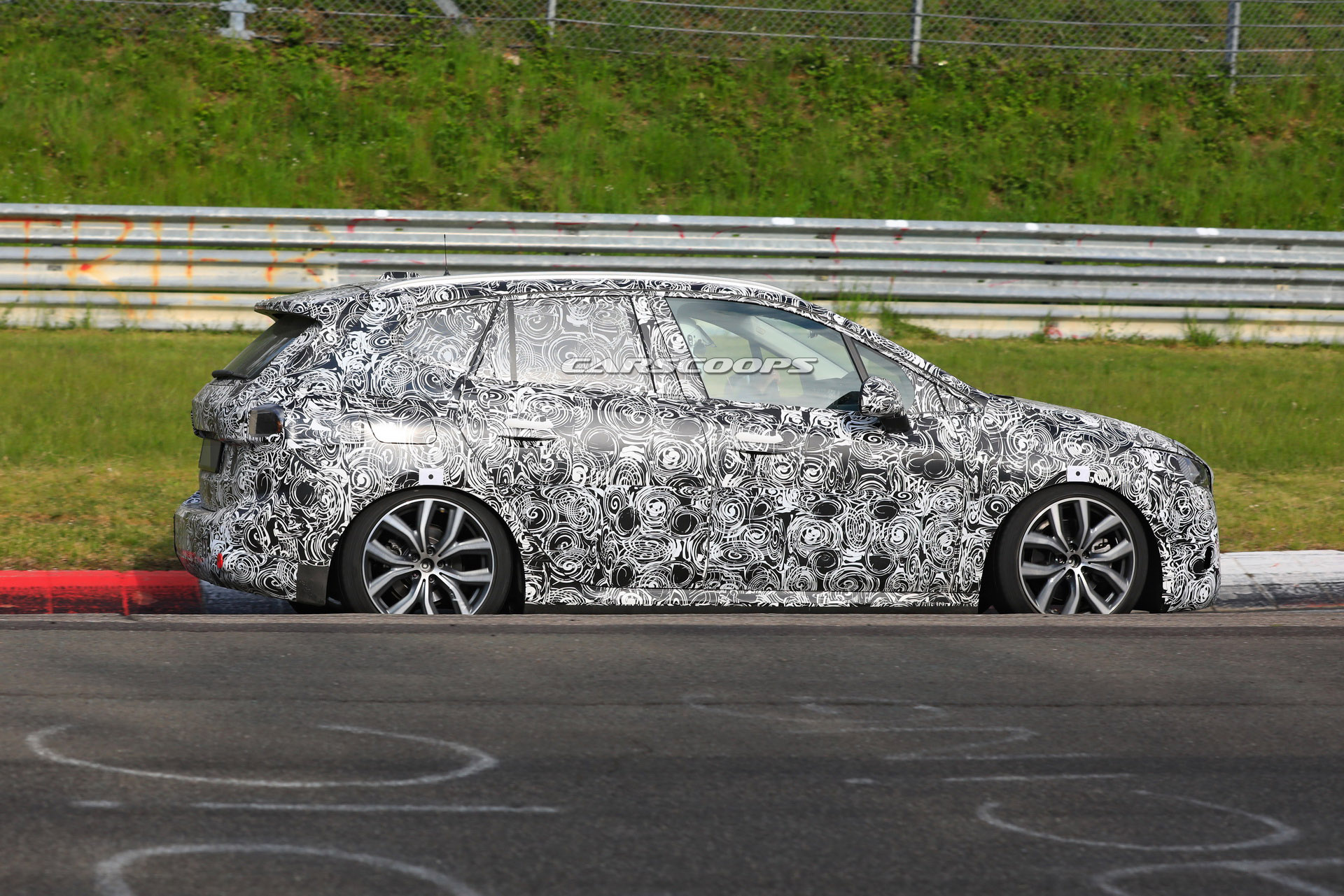 BMW Is Honing The New 2-Series Active Tourer Minivan On The ‘Ring