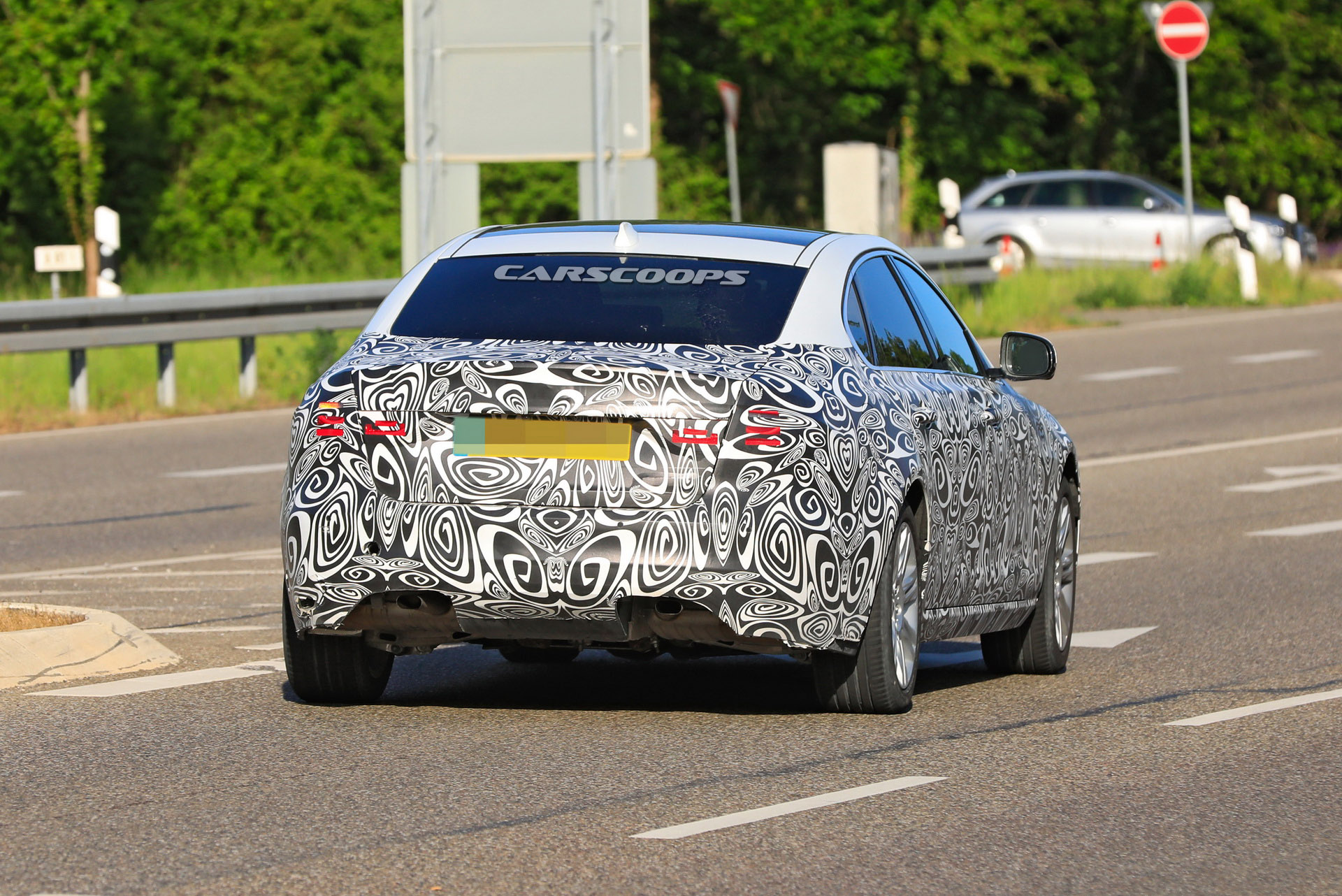 2021 Jaguar XF L Makes Spy Debut With Extra Space For Rear Occupants