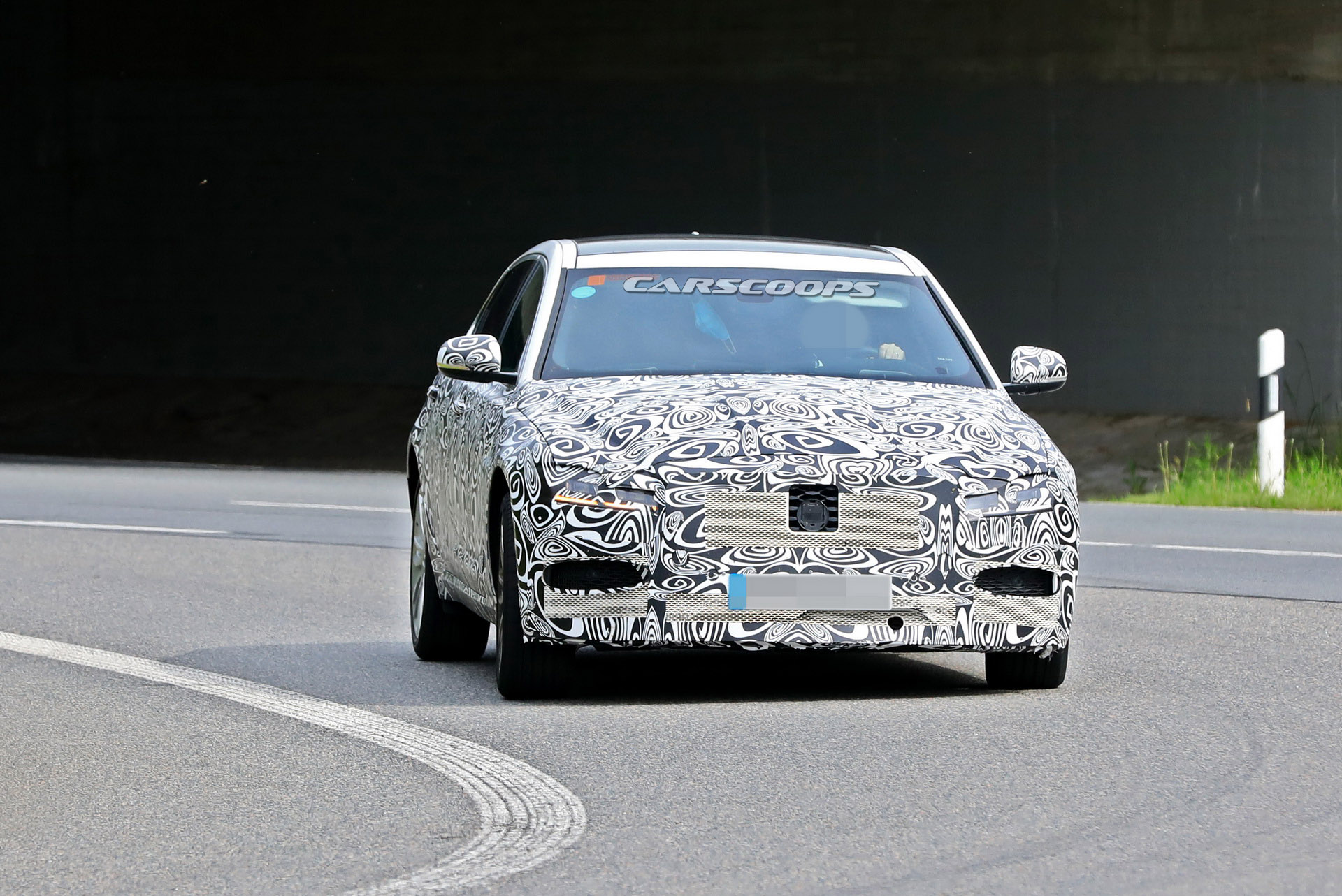 2021 Jaguar XF L Makes Spy Debut With Extra Space For Rear Occupants