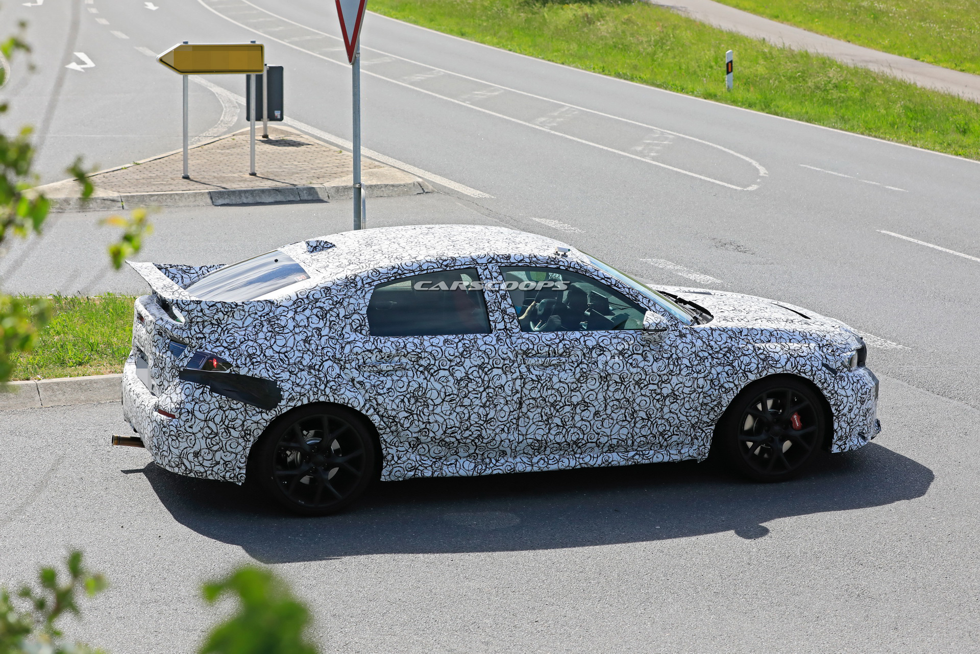 All-New 2022 Honda Civic Type R Makes Spy Debut With Softer Lines, Similar Massive Wing