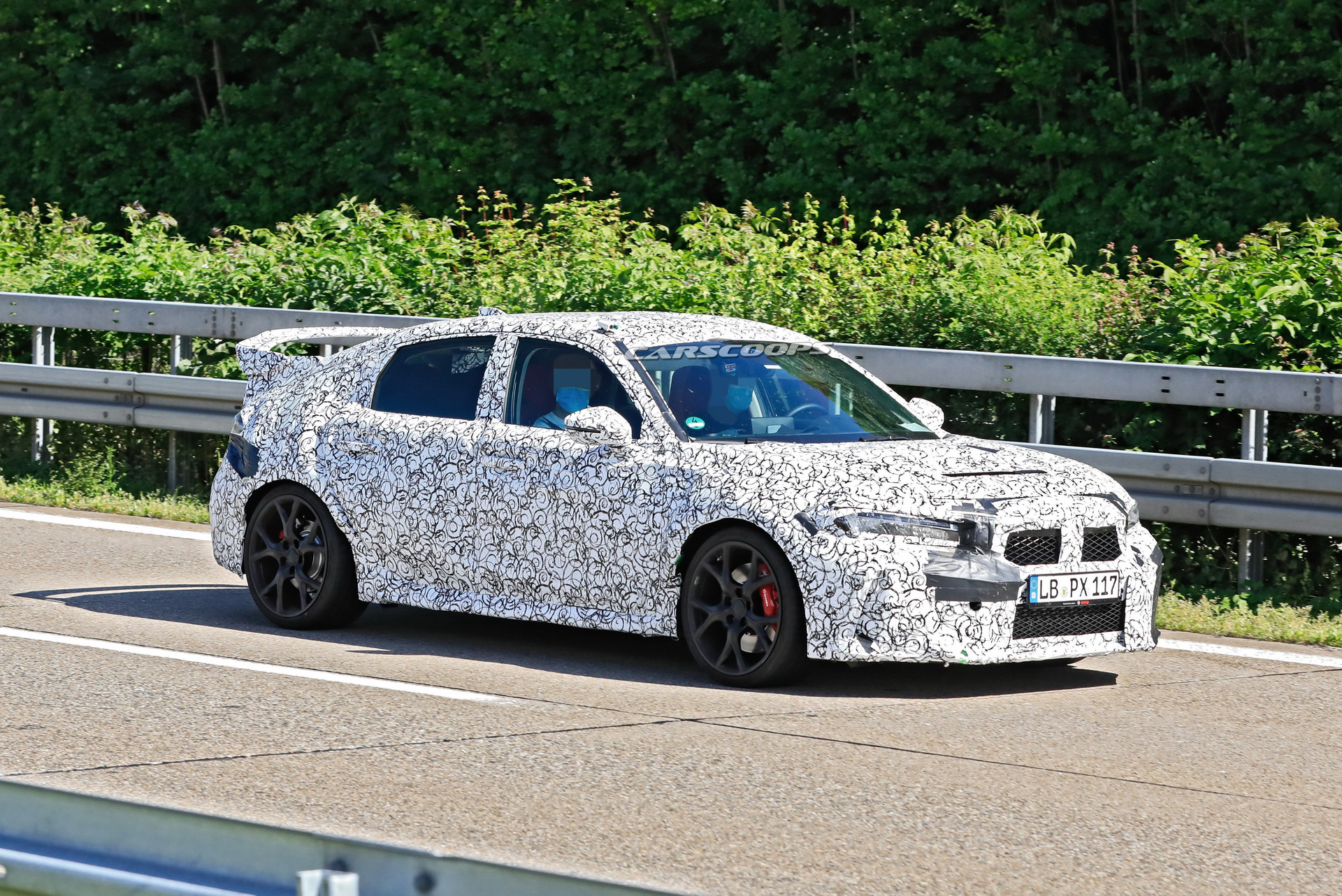 All-New 2022 Honda Civic Type R Makes Spy Debut With Softer Lines, Similar Massive Wing
