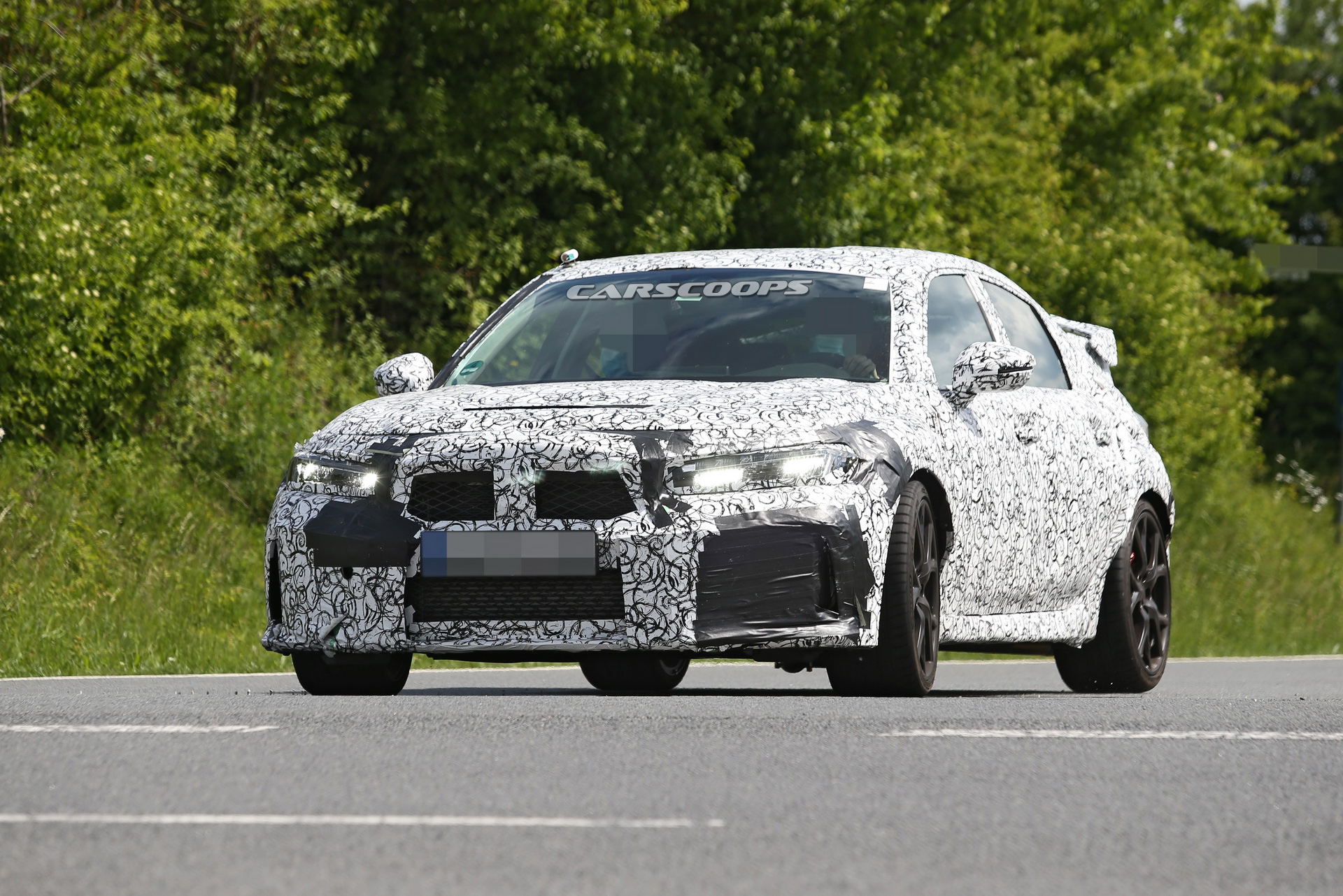 All-New 2022 Honda Civic Type R Makes Spy Debut With Softer Lines, Similar Massive Wing