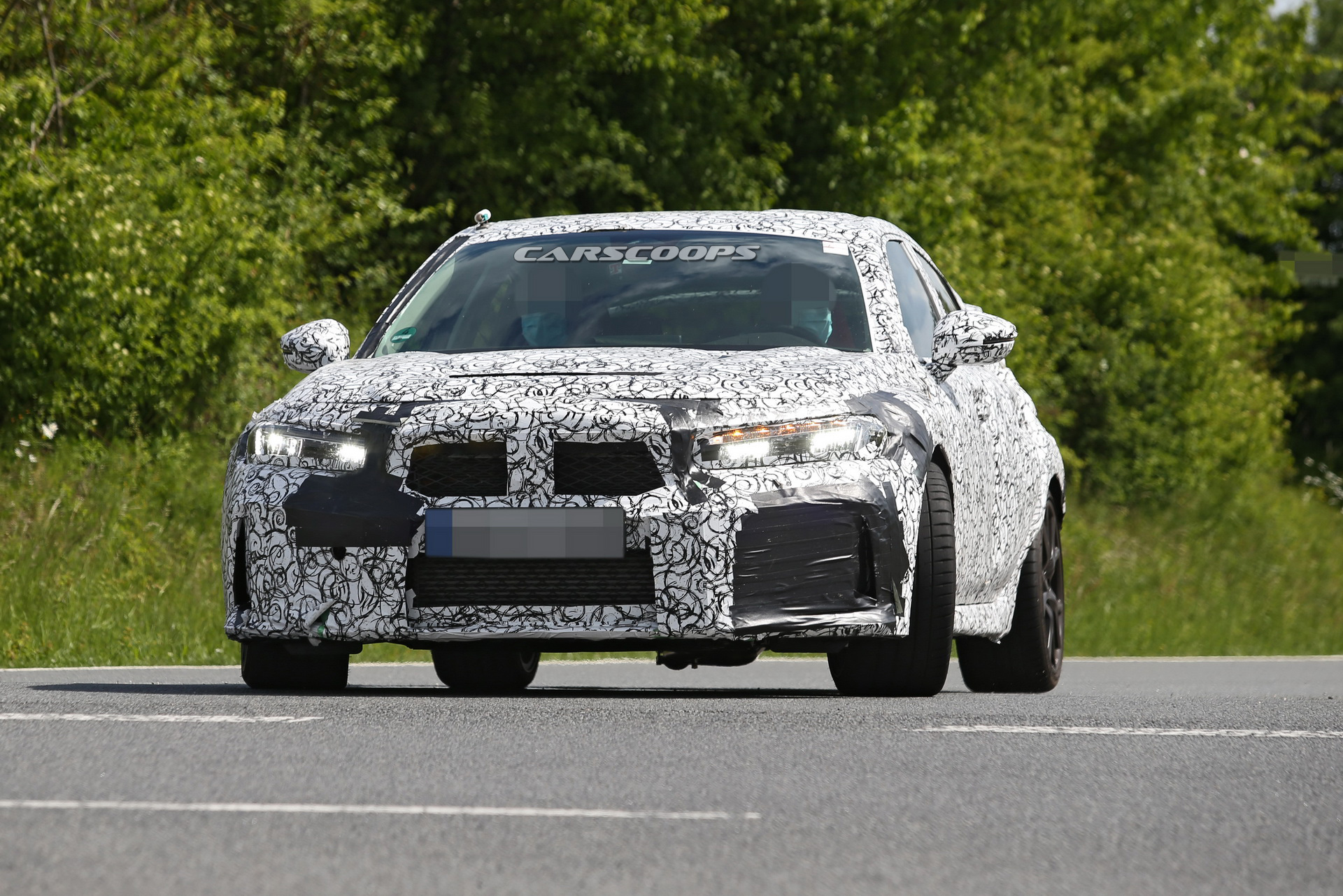 All-New 2022 Honda Civic Type R Makes Spy Debut With Softer Lines, Similar Massive Wing