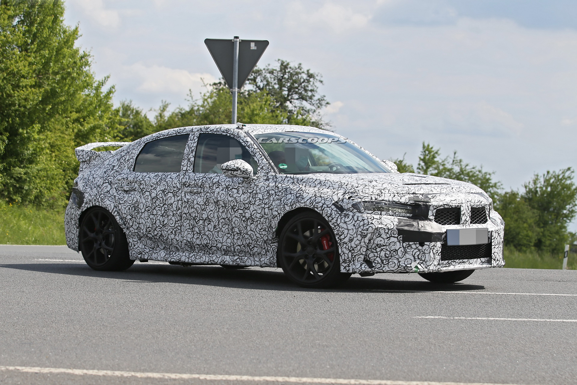 All-New 2022 Honda Civic Type R Makes Spy Debut With Softer Lines, Similar Massive Wing