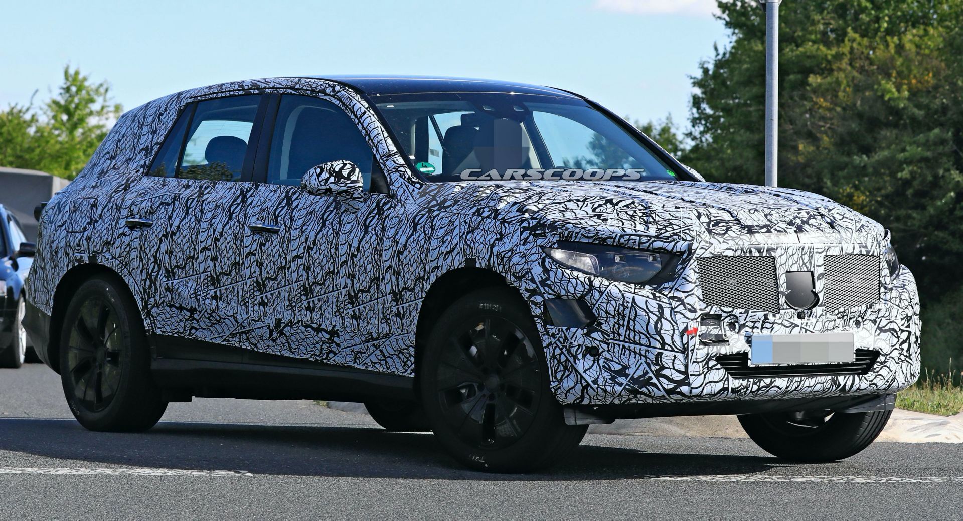 All-New 2022 Mercedes GLC Looks Longer And Flatter In First Spy Shots
