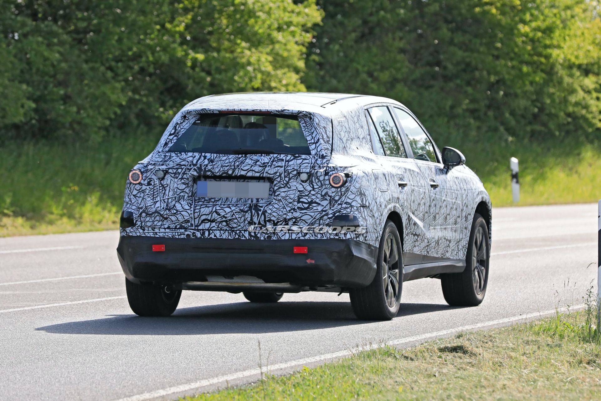 All-New 2022 Mercedes GLC Looks Longer And Flatter In First Spy Shots