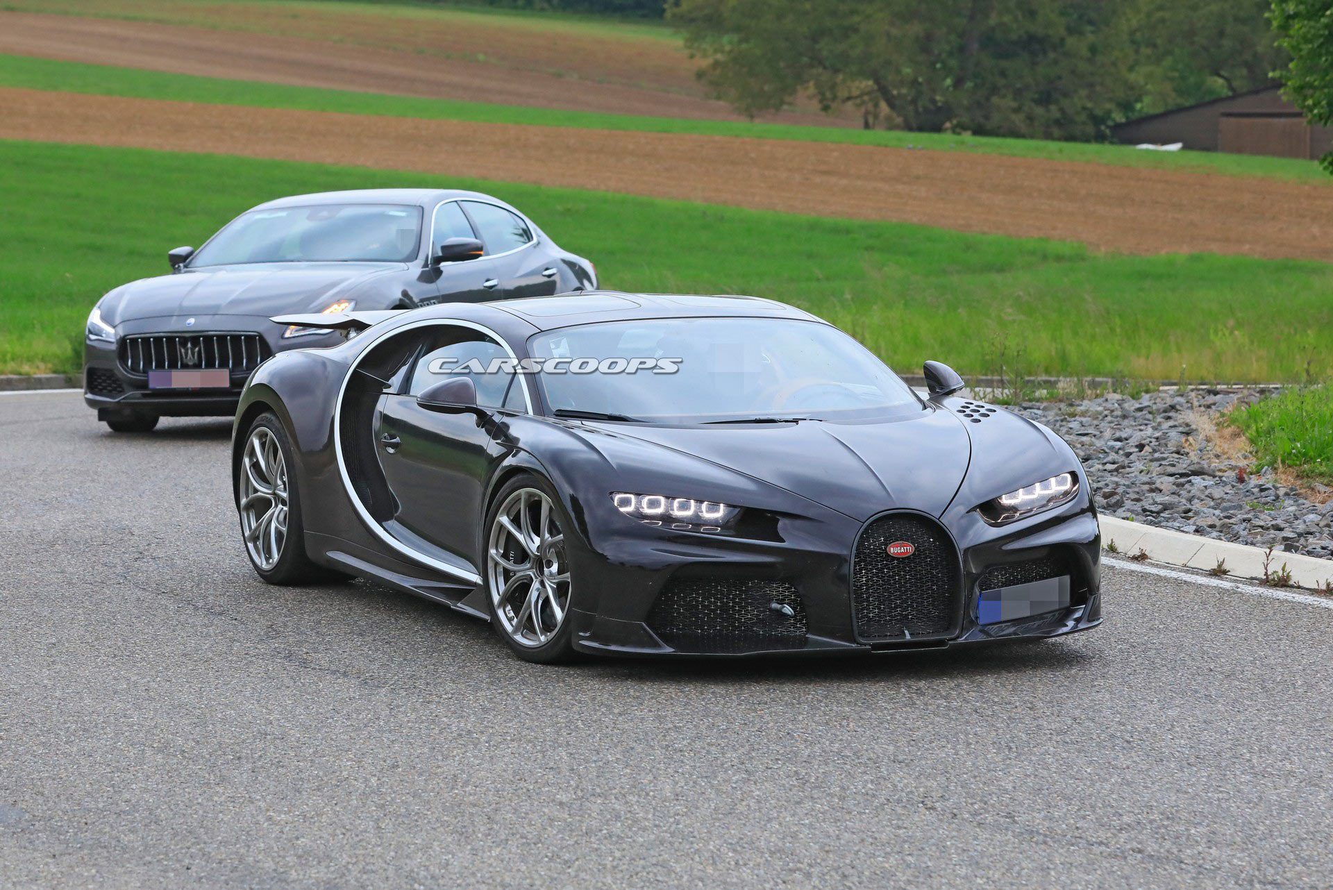 Mysterious Bugatti Chiron Prototype Is Part Super Sport, Part Something Else Entirely