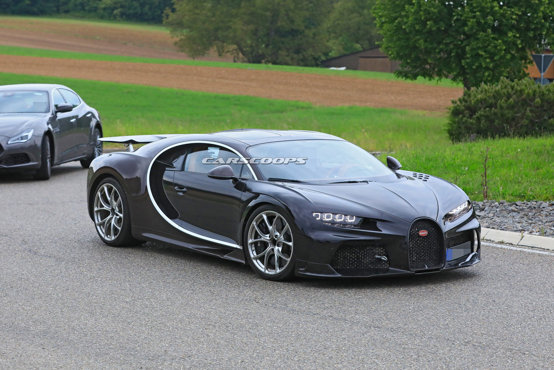 Mysterious Bugatti Chiron Prototype Is Part Super Sport, Part Something Else Entirely