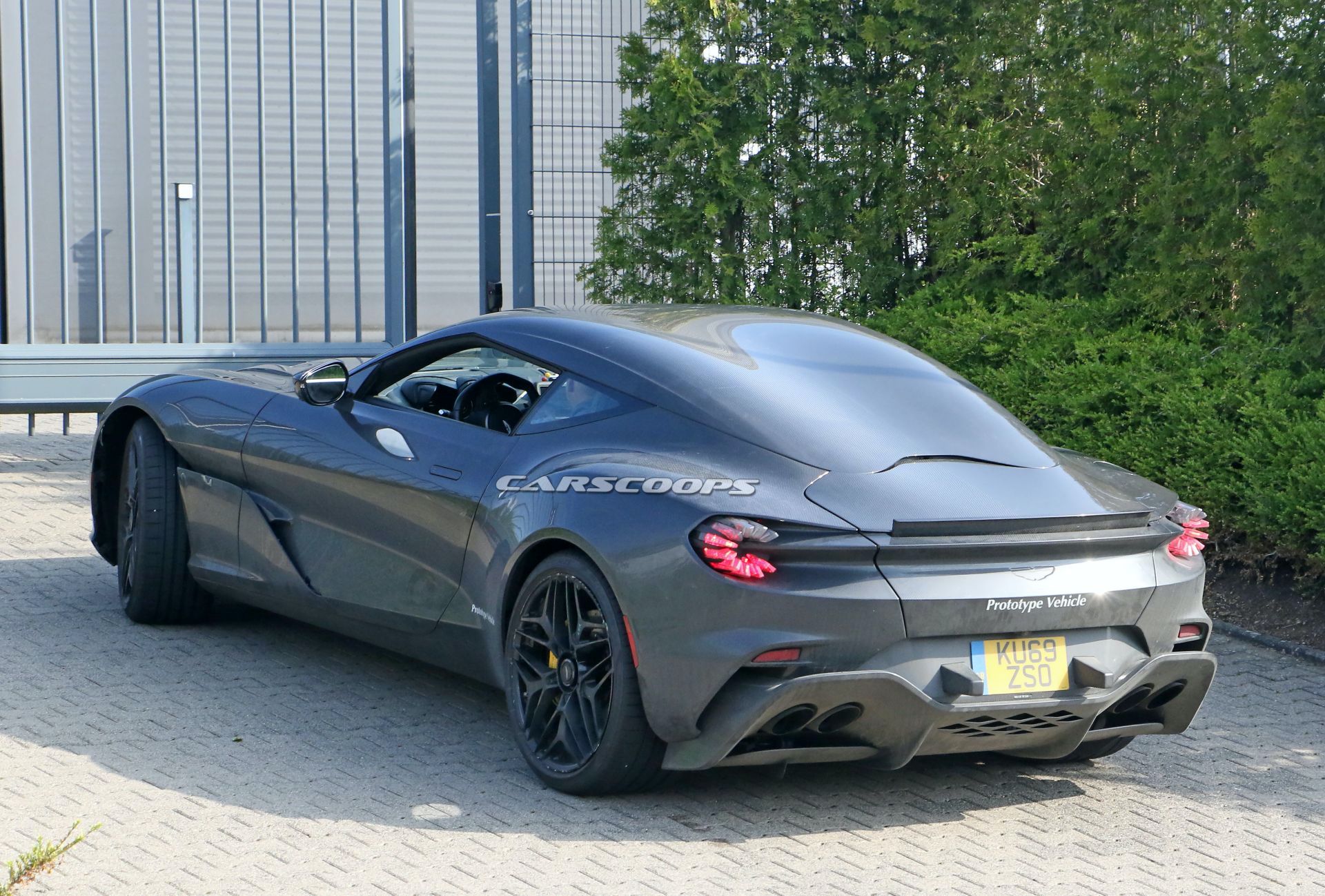 Naked Carbon Aston Martin DBS GT Zagato Looks Raw, Lightweight Special On The Way?