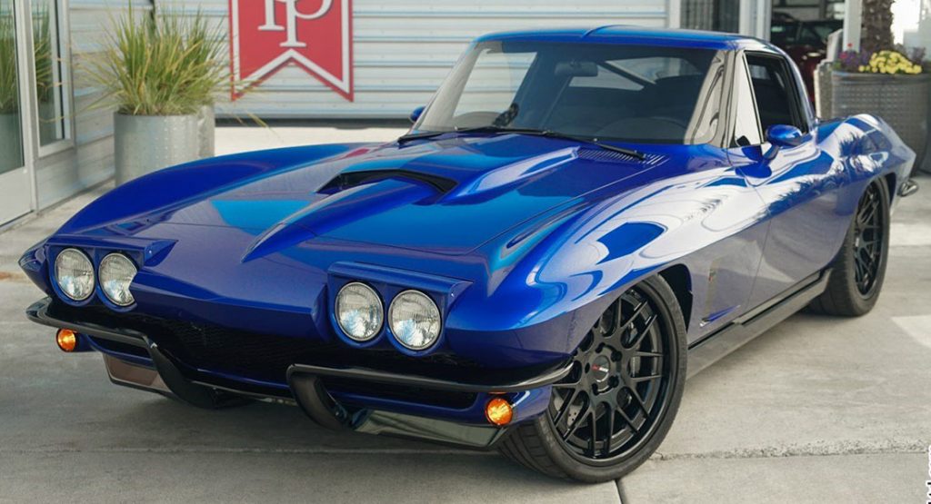 For 600k You Could Buy 10 Corvette C8s Or This 1963 Corvette Split Window Restomod Carscoops