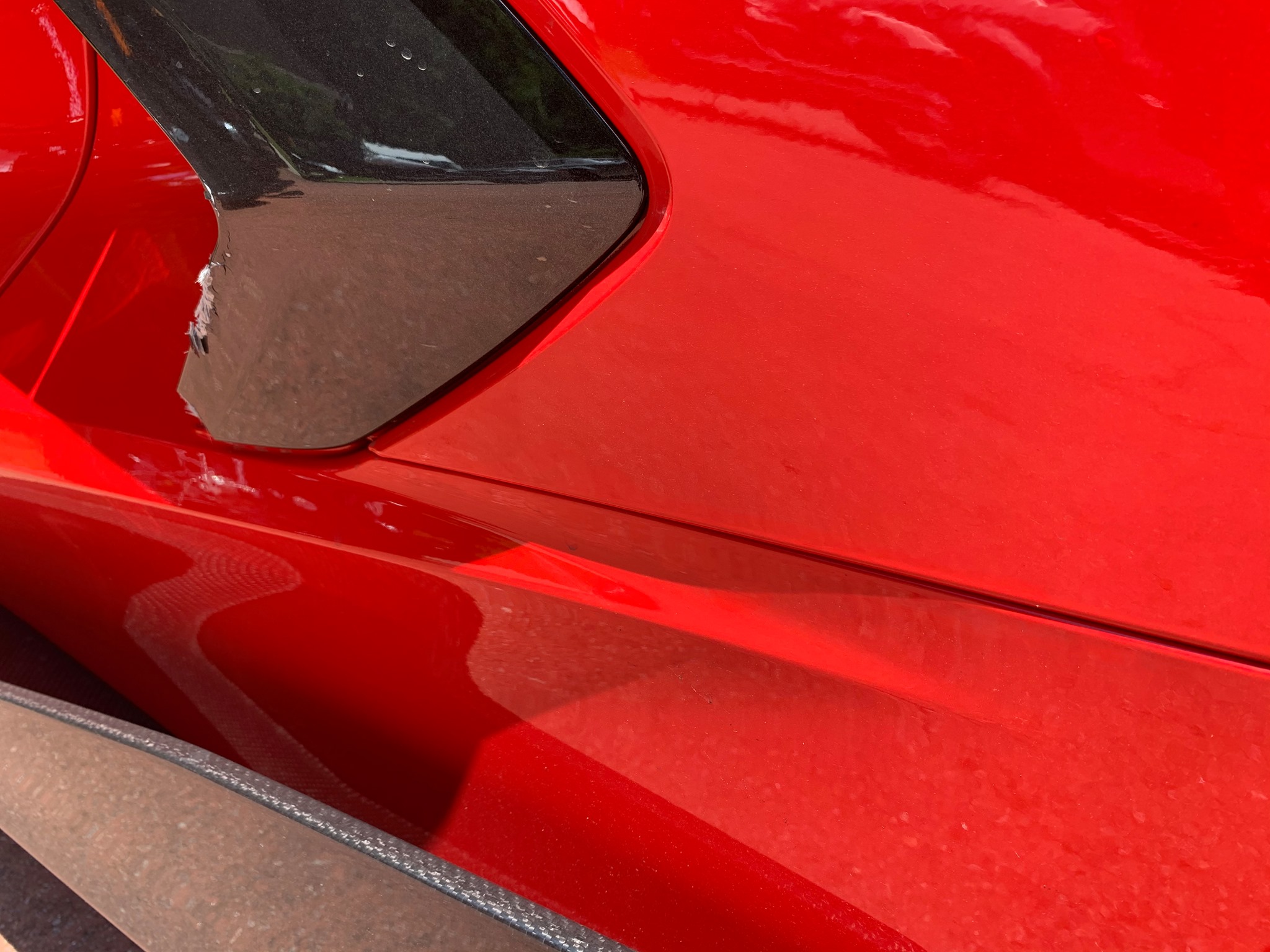 Motorcyclist Clips 2020 Corvette C8, Data Recorder Proves Who Was At Fault