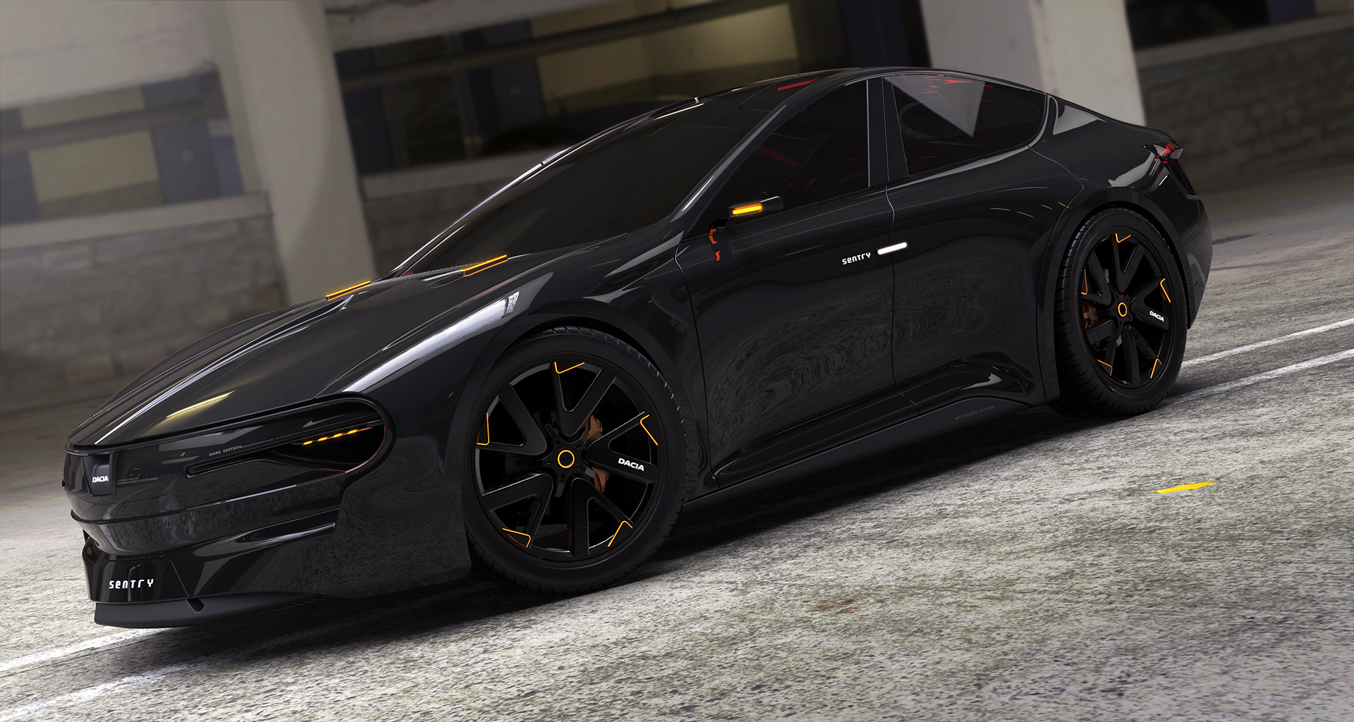 Think Of The Dacia Sentry Design Study As The Poor Man’s Porsche Taycan