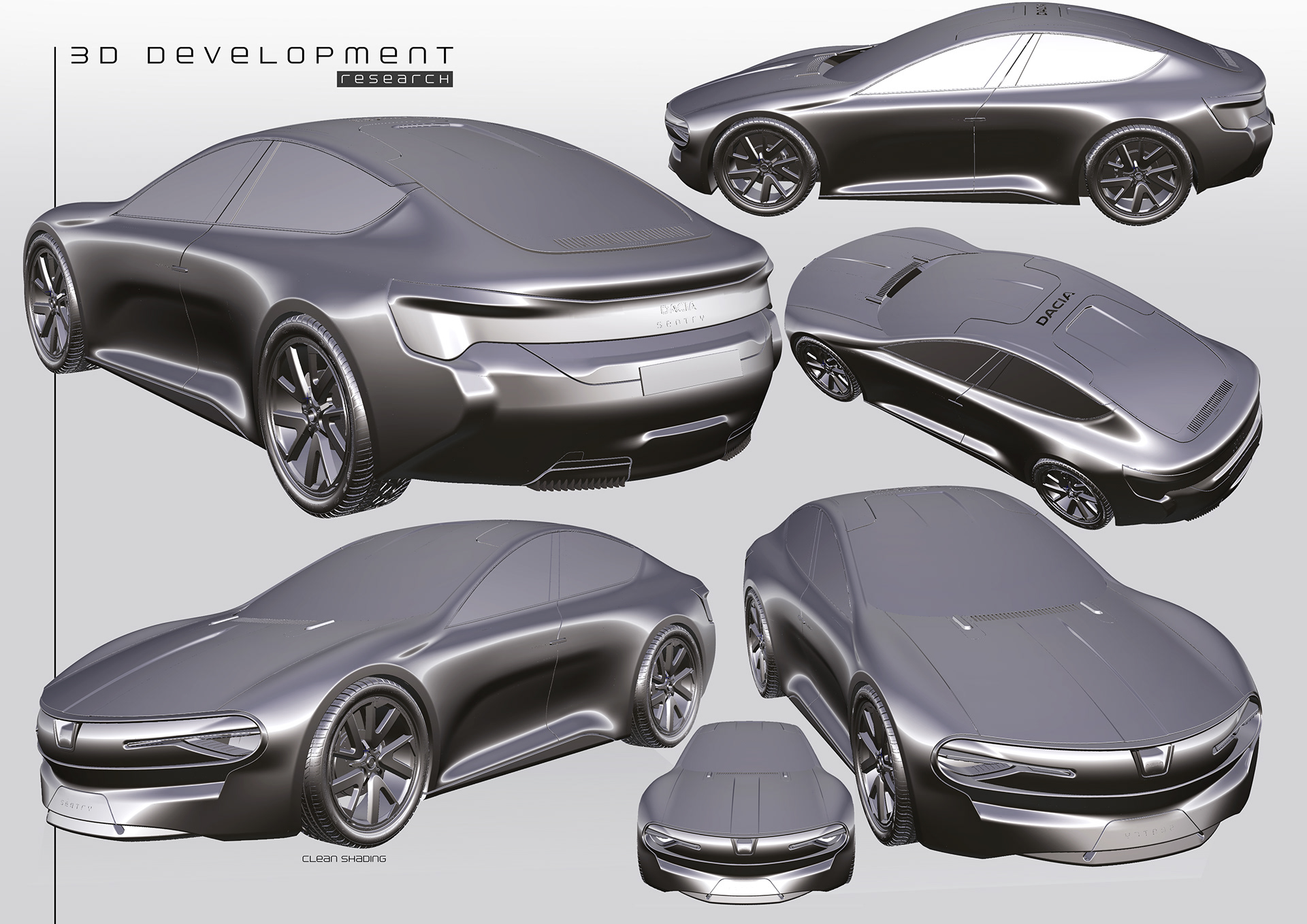 Think Of The Dacia Sentry Design Study As The Poor Man’s Porsche Taycan