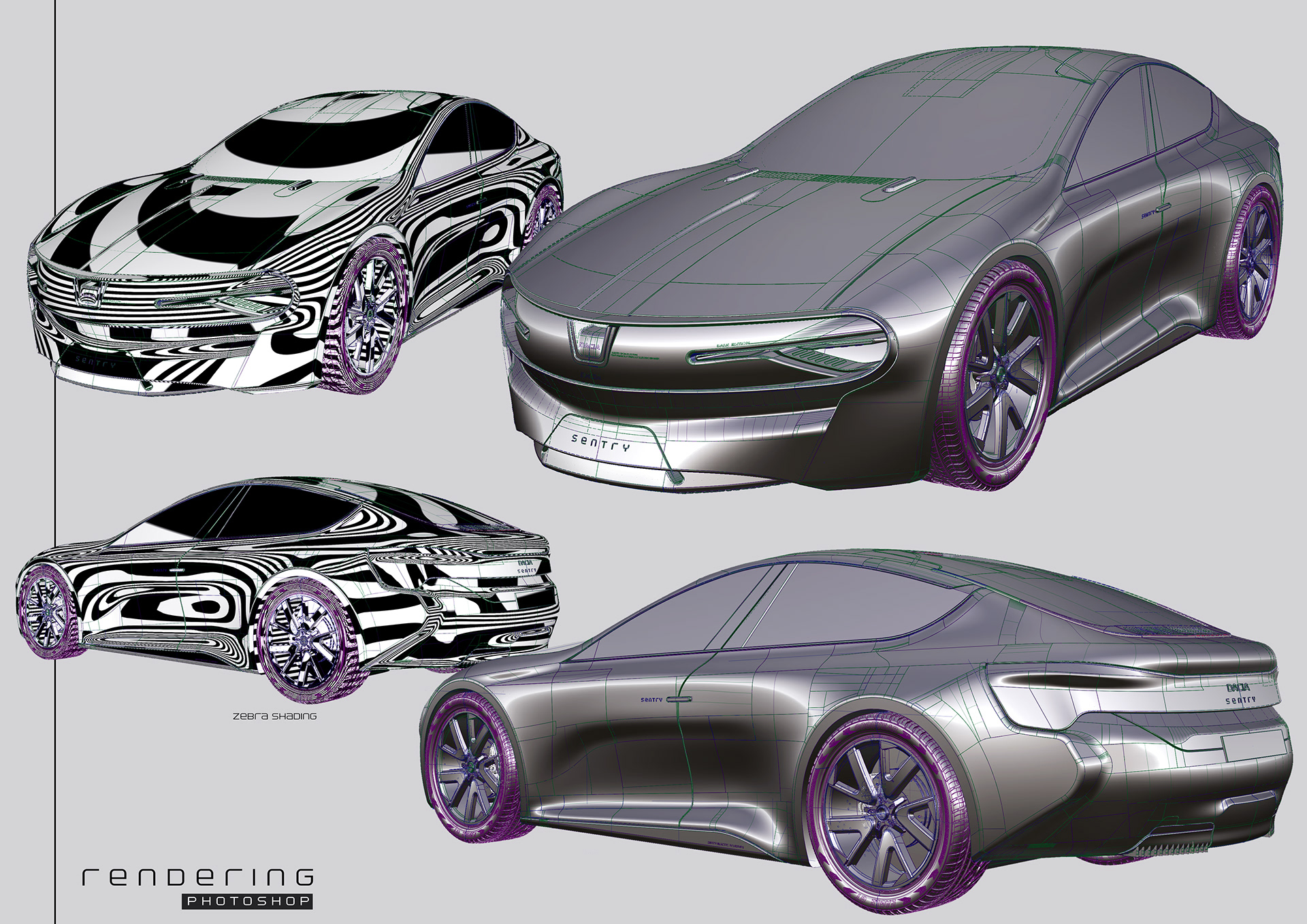 Think Of The Dacia Sentry Design Study As The Poor Man’s Porsche Taycan