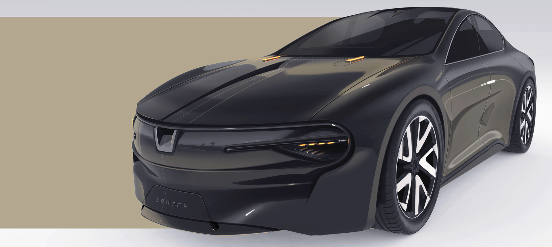 Think Of The Dacia Sentry Design Study As The Poor Man’s Porsche Taycan