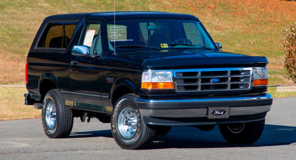  This 1995 Ford Bronco XLT With Just 457 Miles Is As New As It Gets